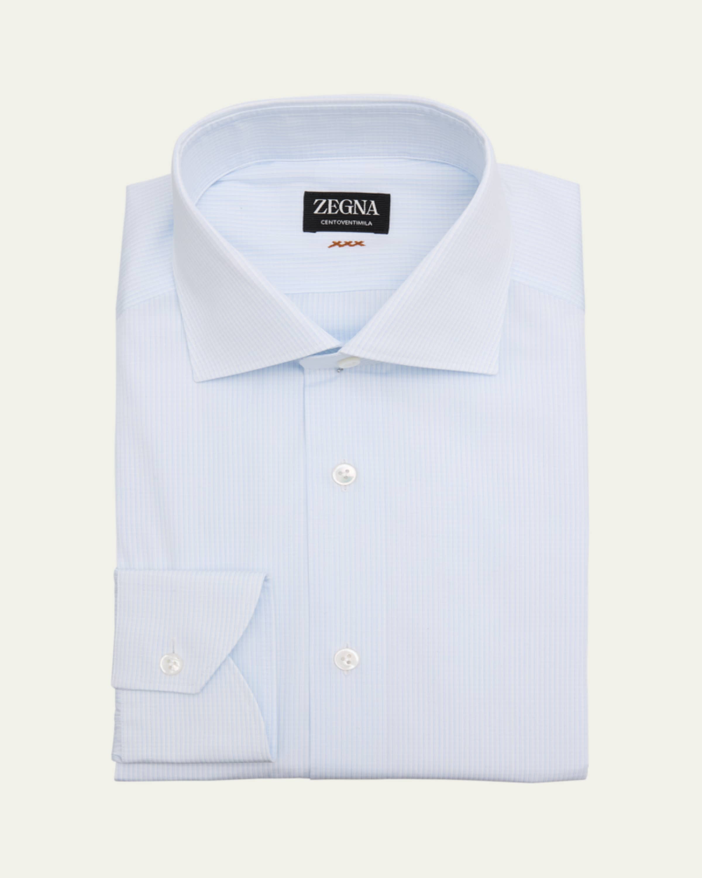 ZEGNA Men's Trofeo™ Cotton Dress Shirt - Bergdorf Goodman