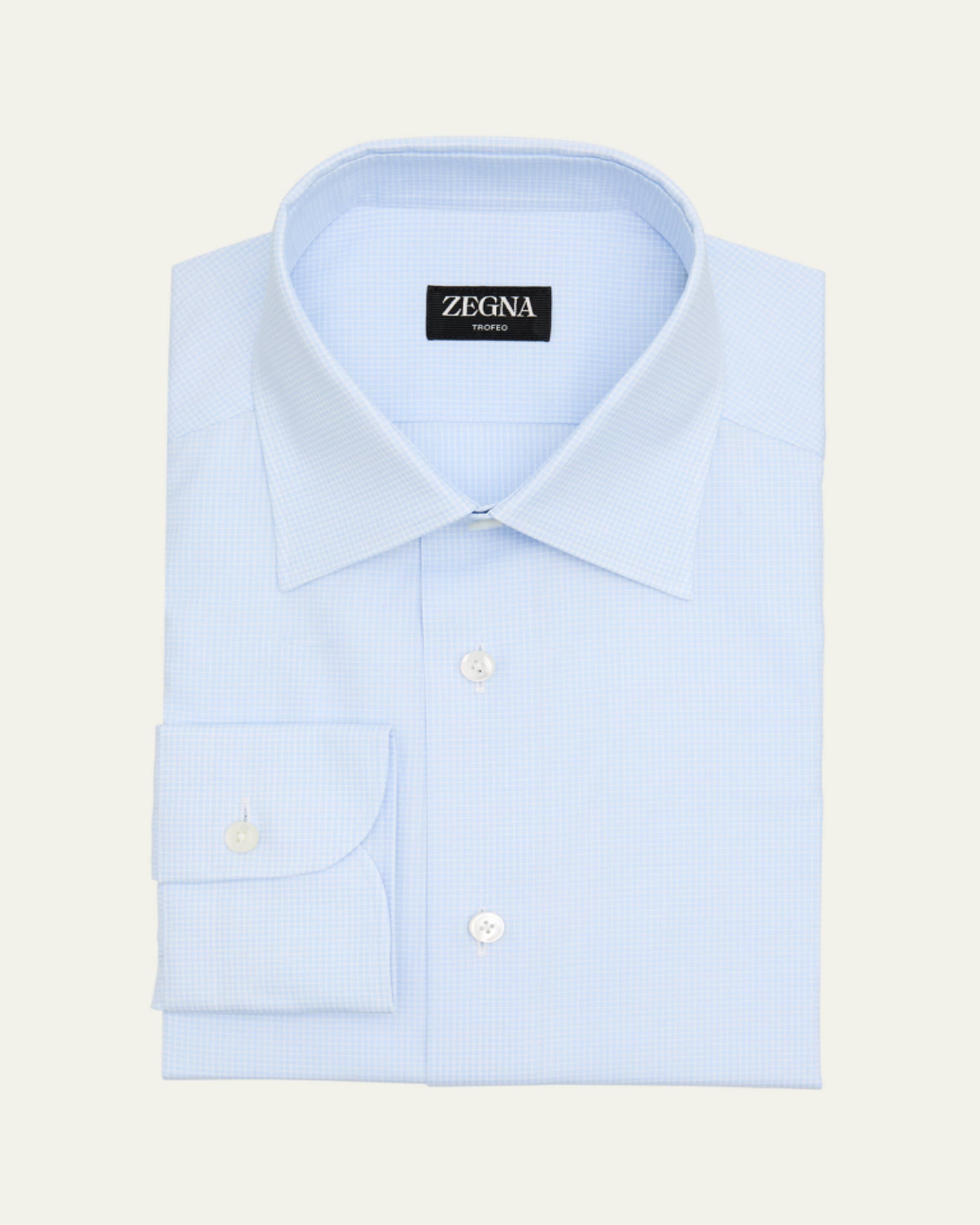 ZEGNA Men's Trofeo™ Cotton Dress Shirt - Bergdorf Goodman
