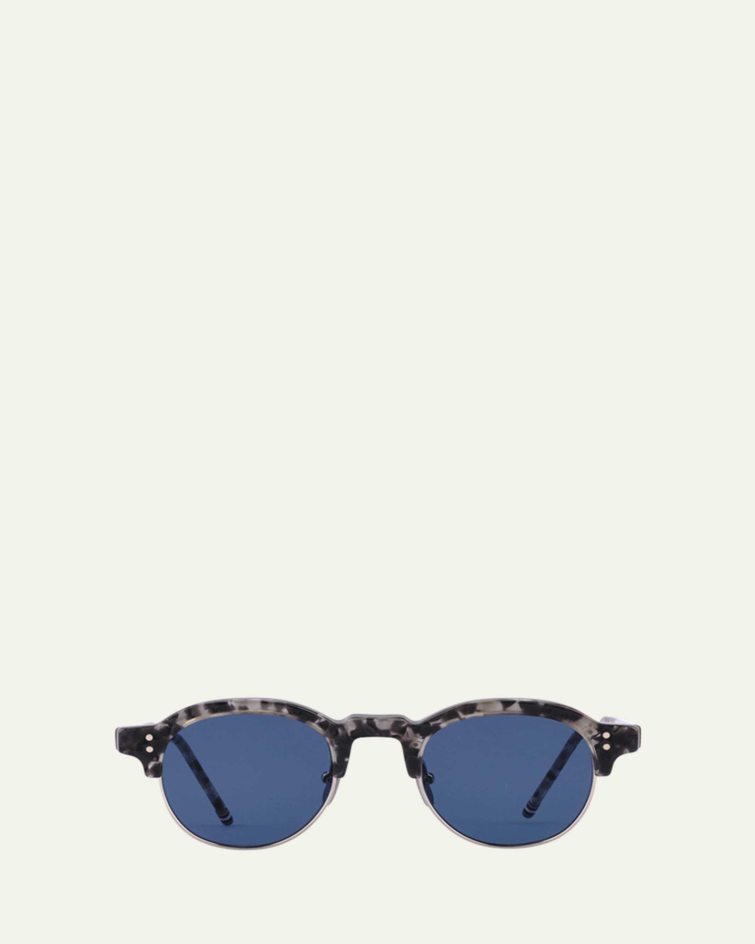 Mr. Leight Men's Luckman S Round Sunglasses - Bergdorf Goodman