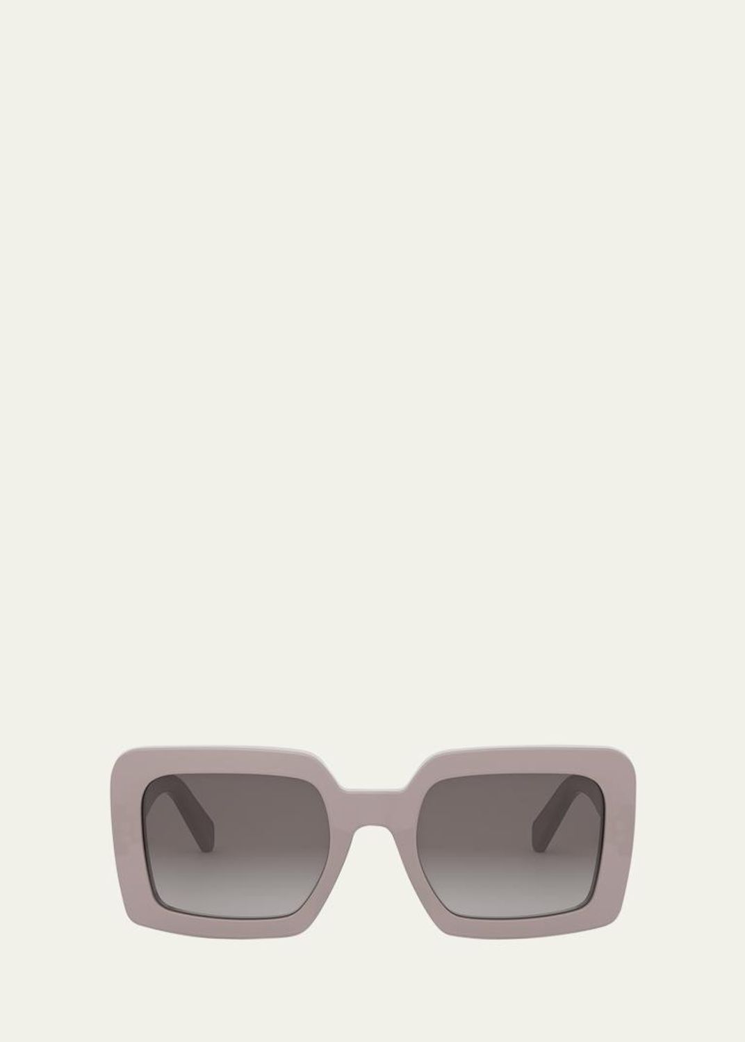 Celine White Oversized Square Sunglasses with Gradient Lenses Cat Eye S342 sunglasses in Acetate - IVORY | CELINE main image 2