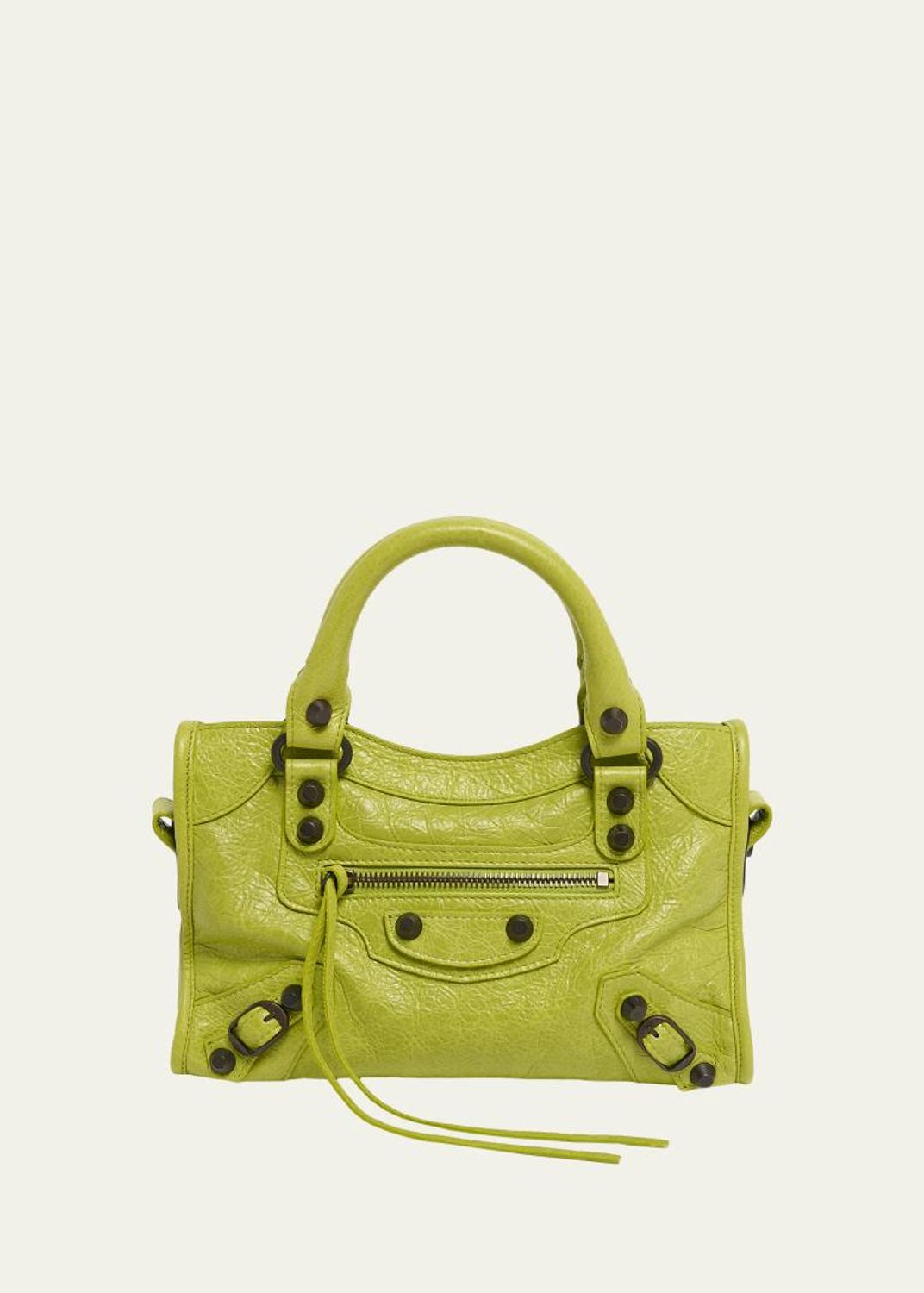 Balenciaga Bolero Medium Leather Bowling Bag - Bergdorf Goodman