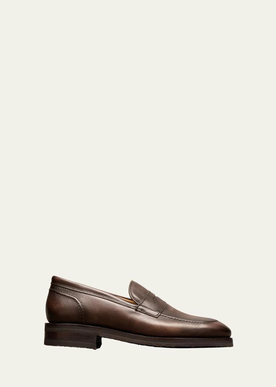 Allen Edmonds Weldon Men\'s Shoes Penny Loafers Leather Brown‎ Size 12B Allen Edmonds Men main image 3