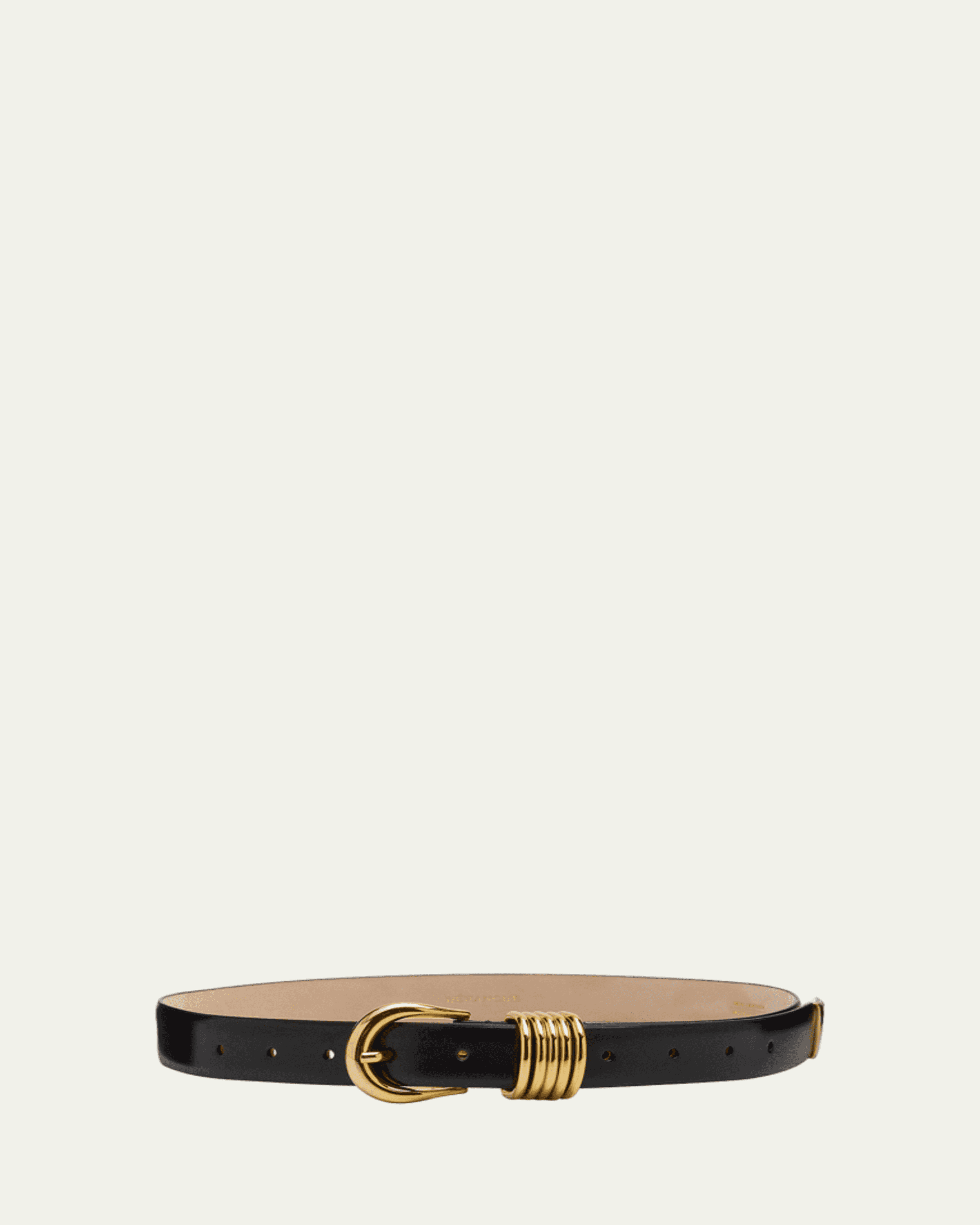 Dehanche Hollyhock Mix Metal Leather Belt - Bergdorf Goodman