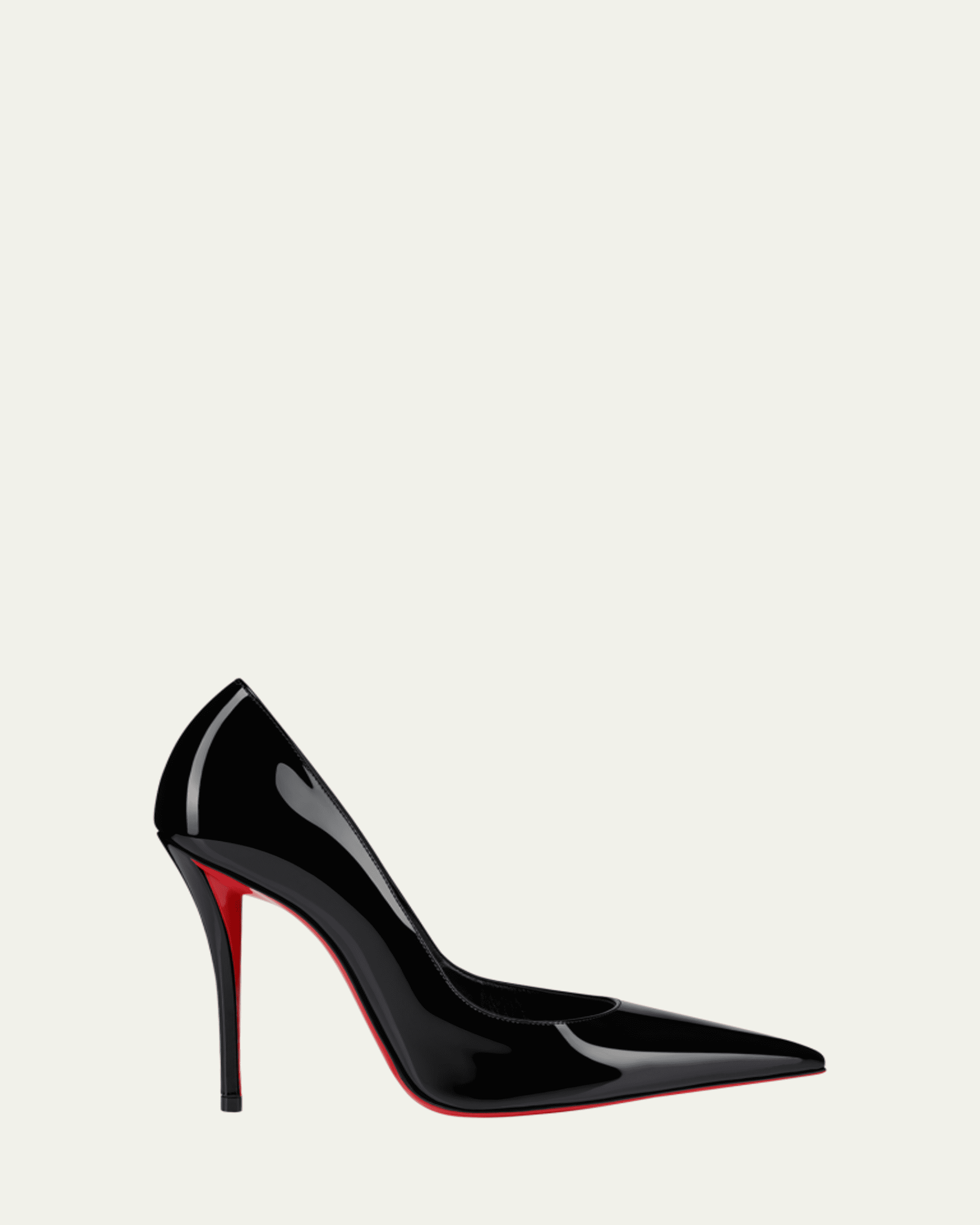 Christian Louboutin 100mm Miss Z Leather Pointed-Toe Pumps