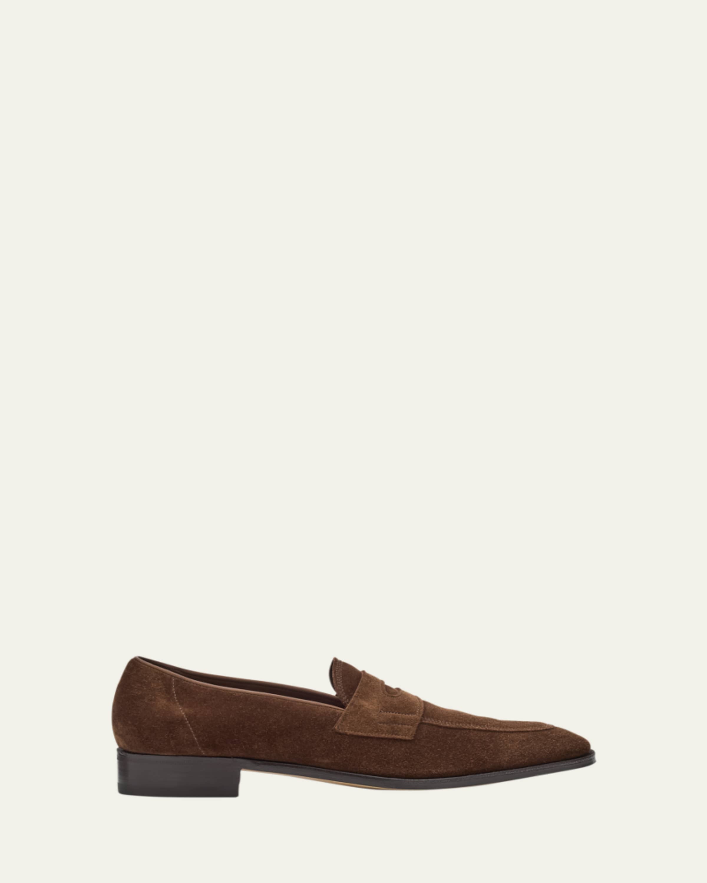 John Lobb Men's Marldon Leather Oxfords - Bergdorf Goodman