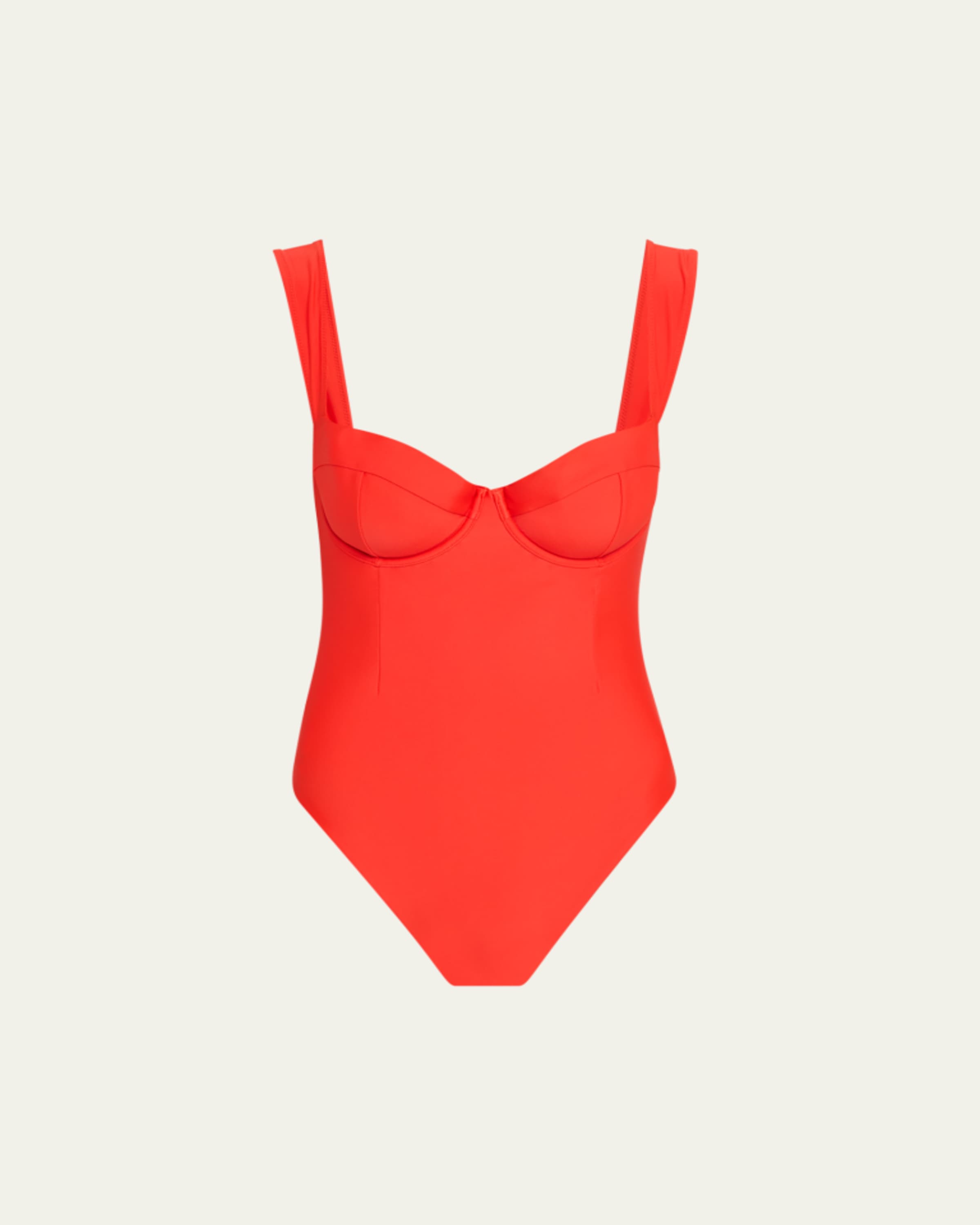 SIMKHAI Mona Studded One-Piece Swimsuit - Bergdorf Goodman