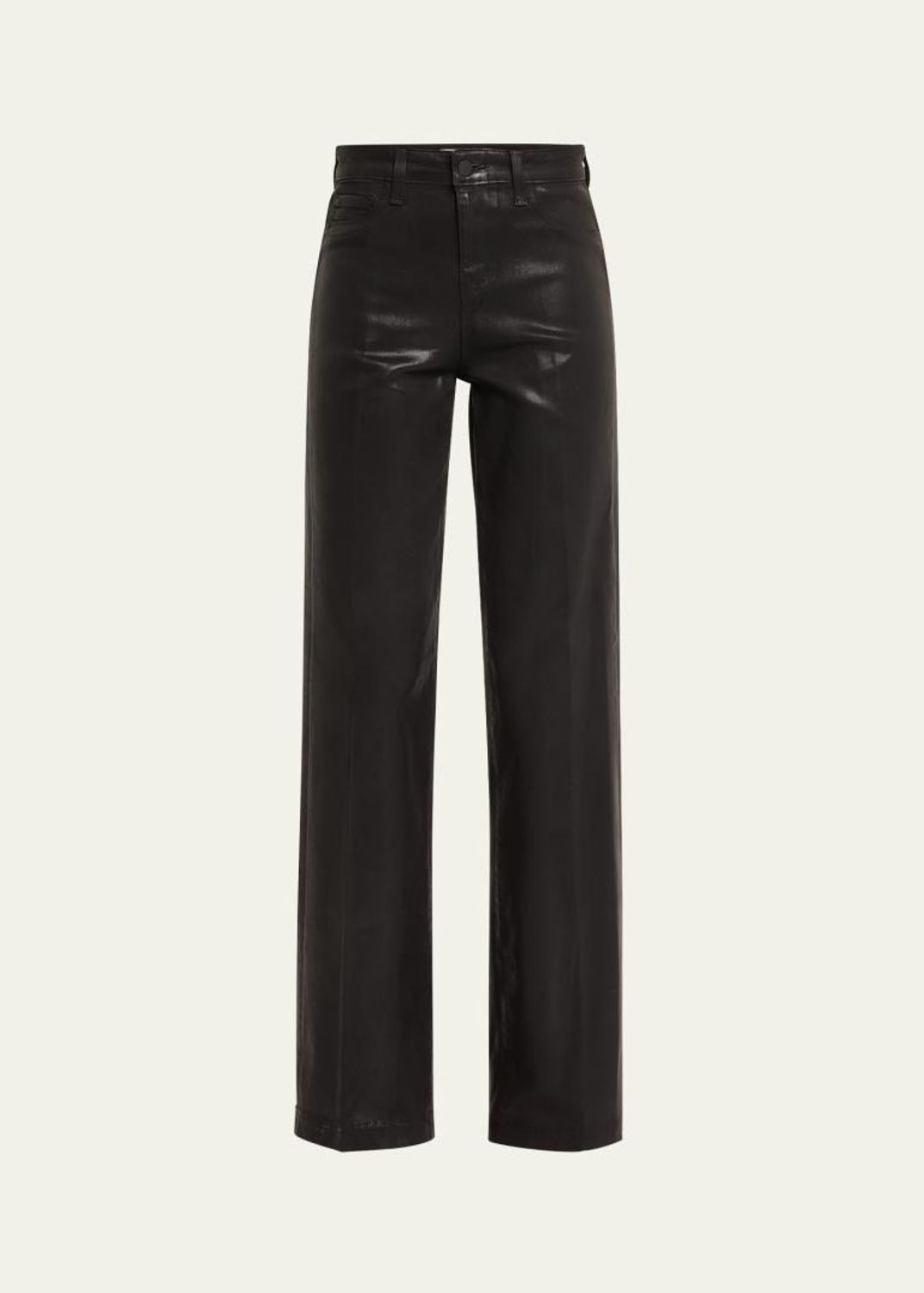 L'AGENCE Nova Mid-Rise Wide-Leg Pleated Pants - Bergdorf Goodman