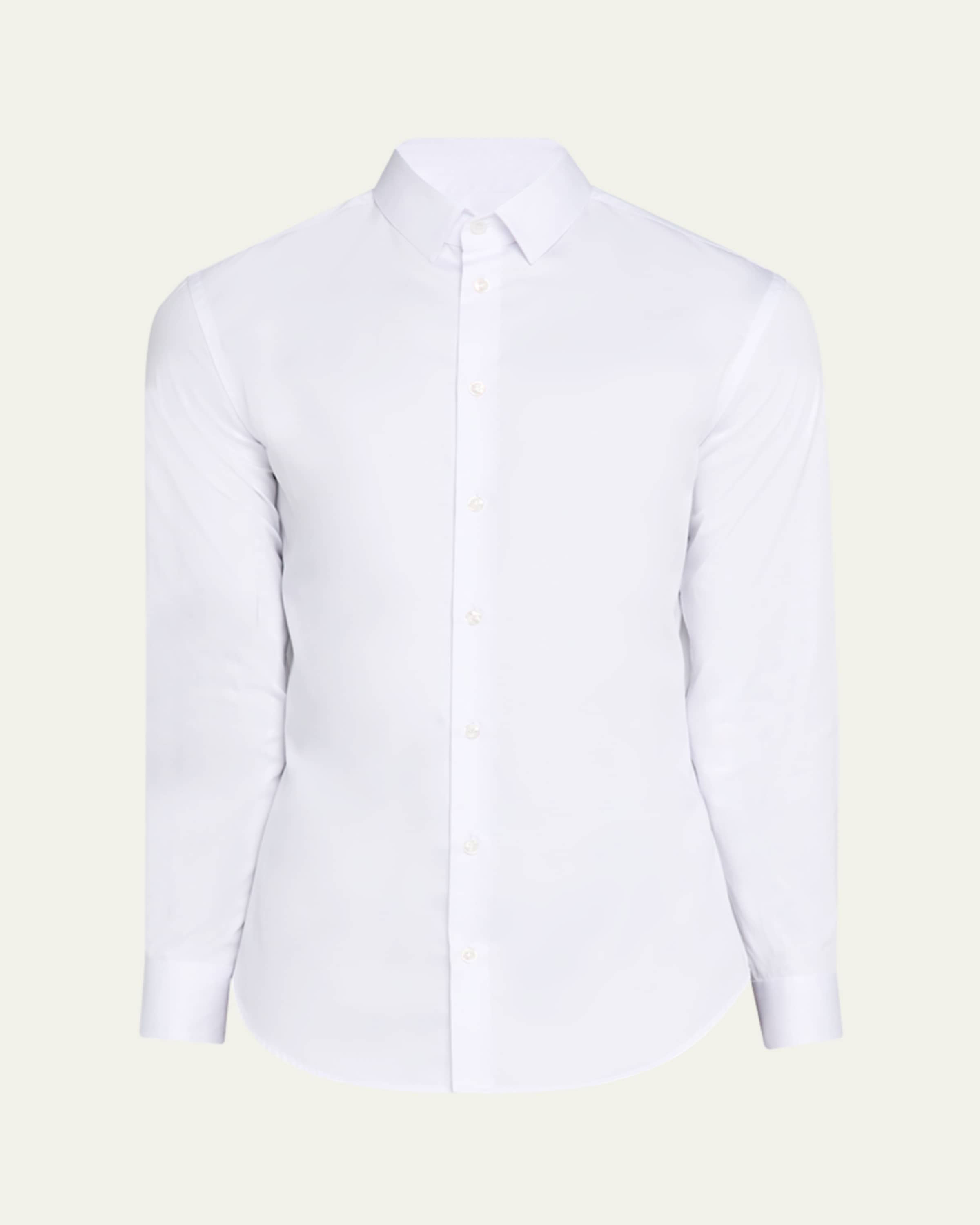 Giorgio Armani Men's Seersucker Sport Shirt - Bergdorf Goodman
