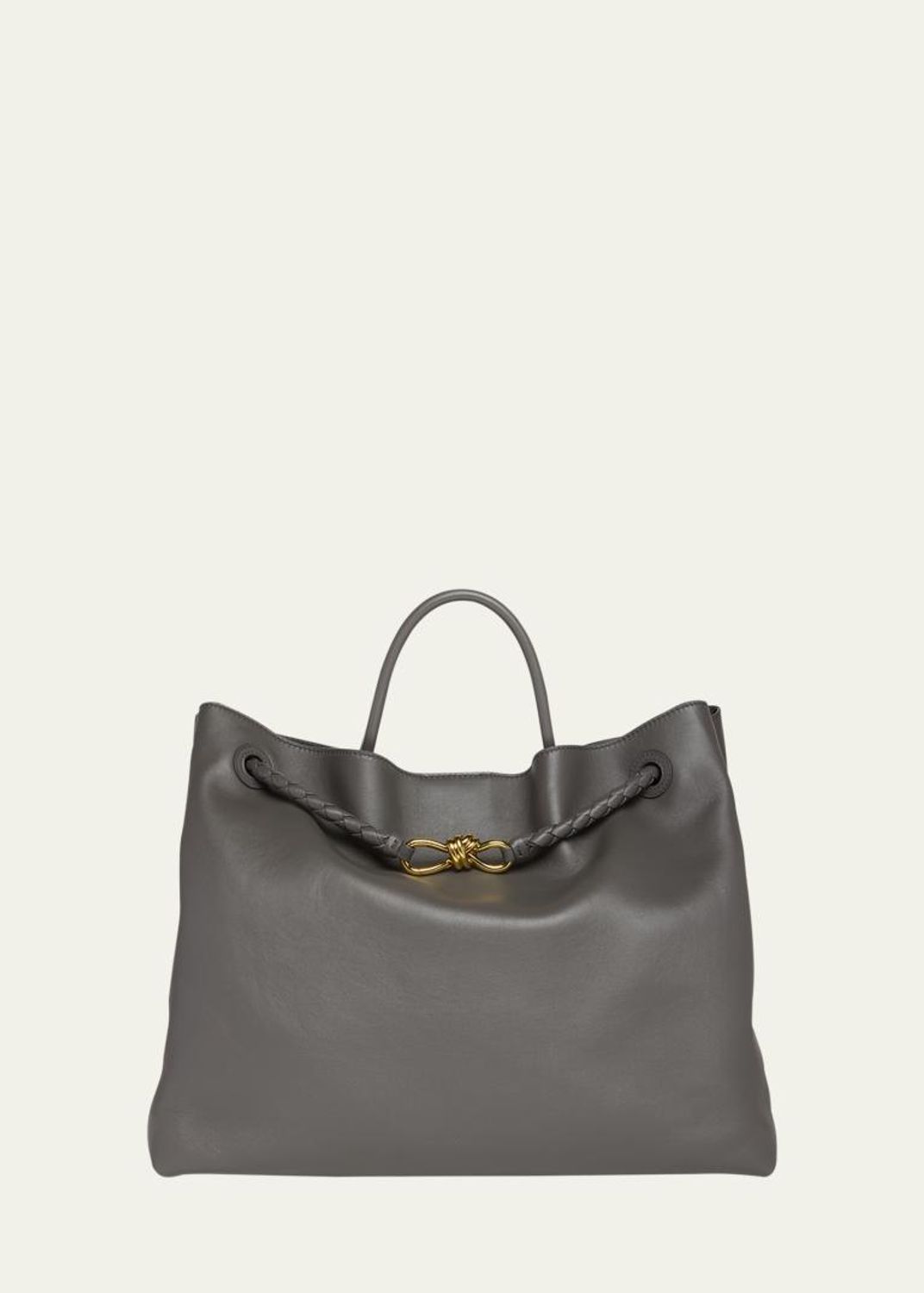 Bottega Veneta Gioco Leather Top-Handle Bag - Bergdorf Goodman
