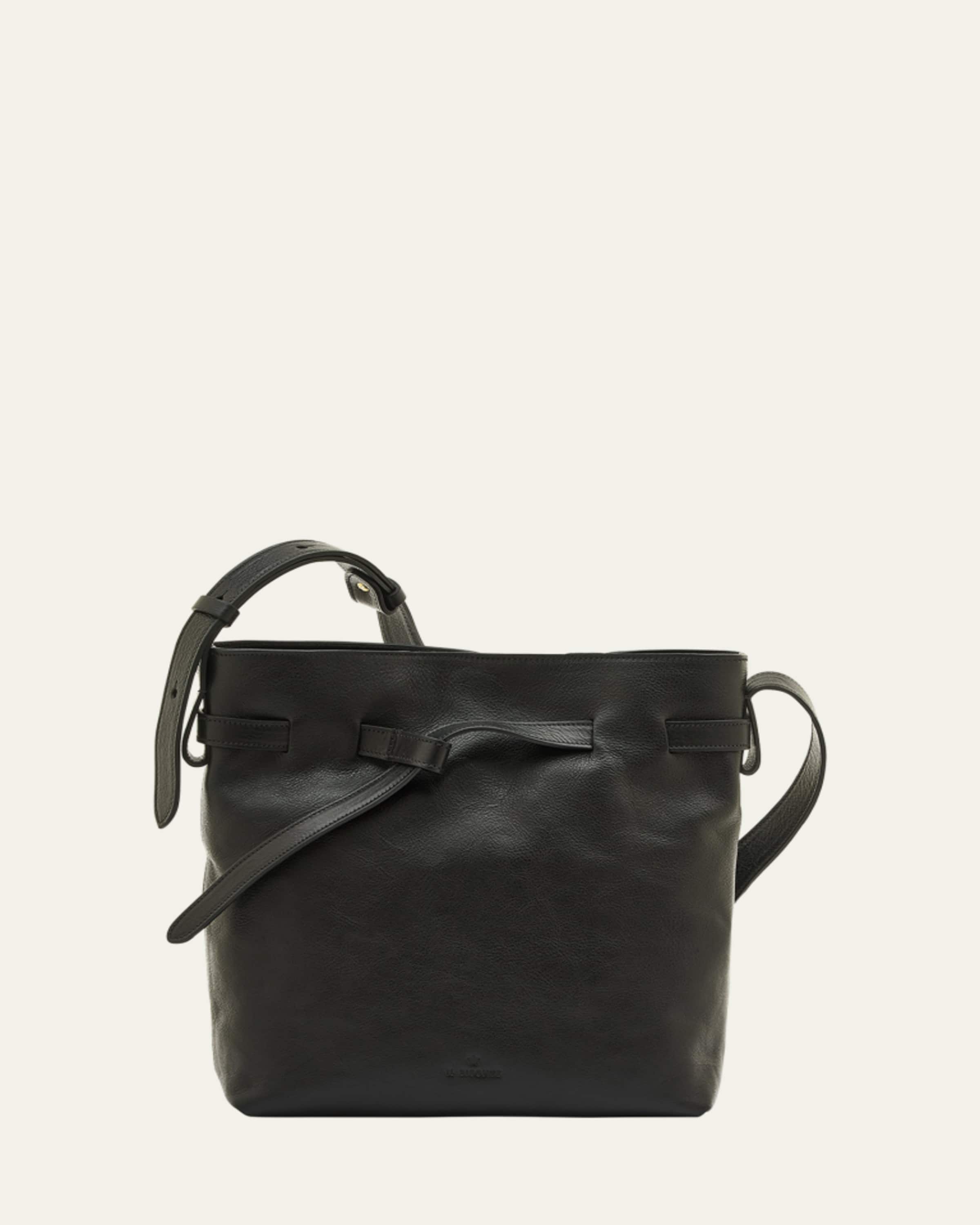 Il Bisonte Nina Small Pleated Leather Tote Bag - Bergdorf Goodman