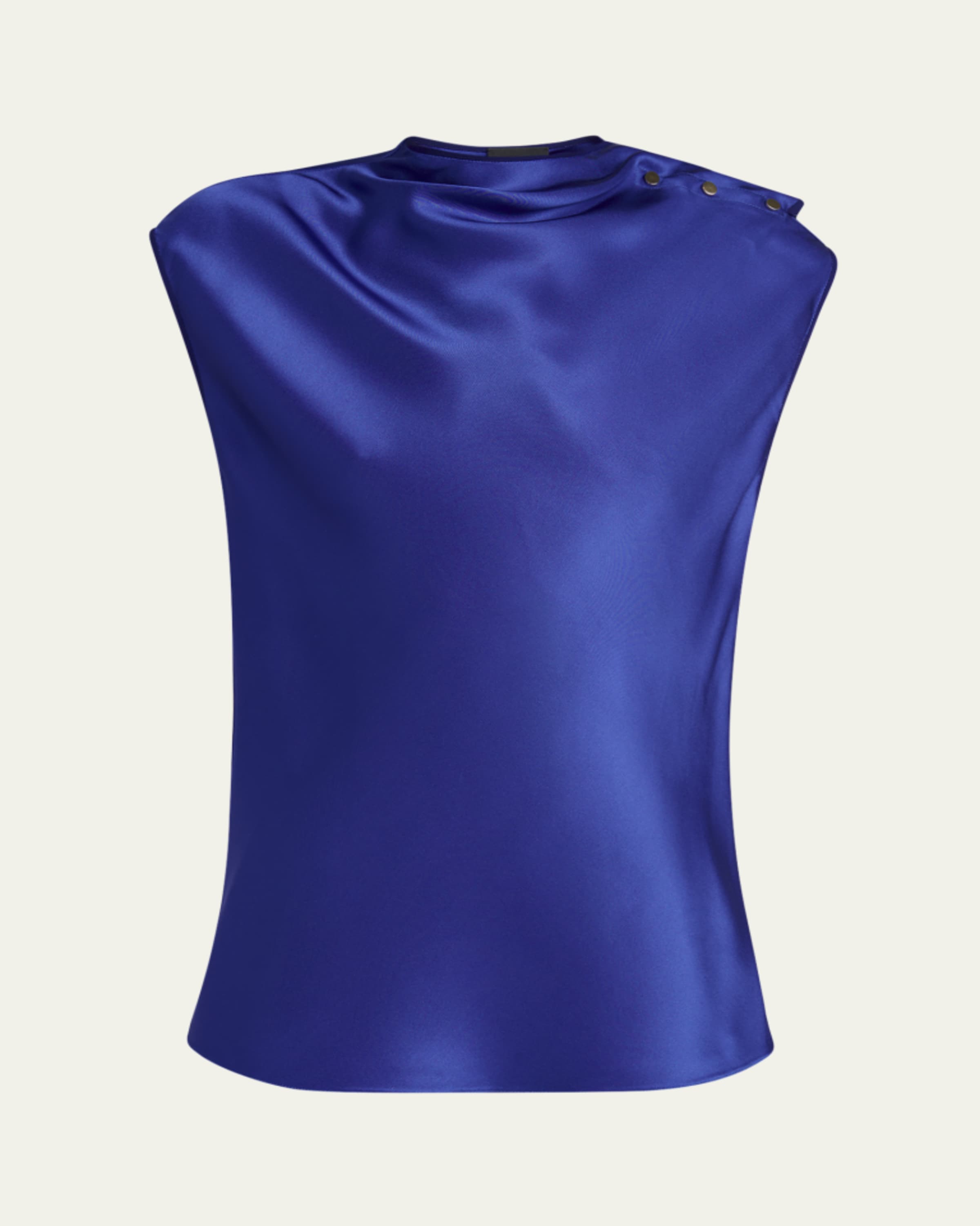 giorgio armani tab front jersey dress Giorgio Armani Tab-Front Gathered Jersey Sheath Dress