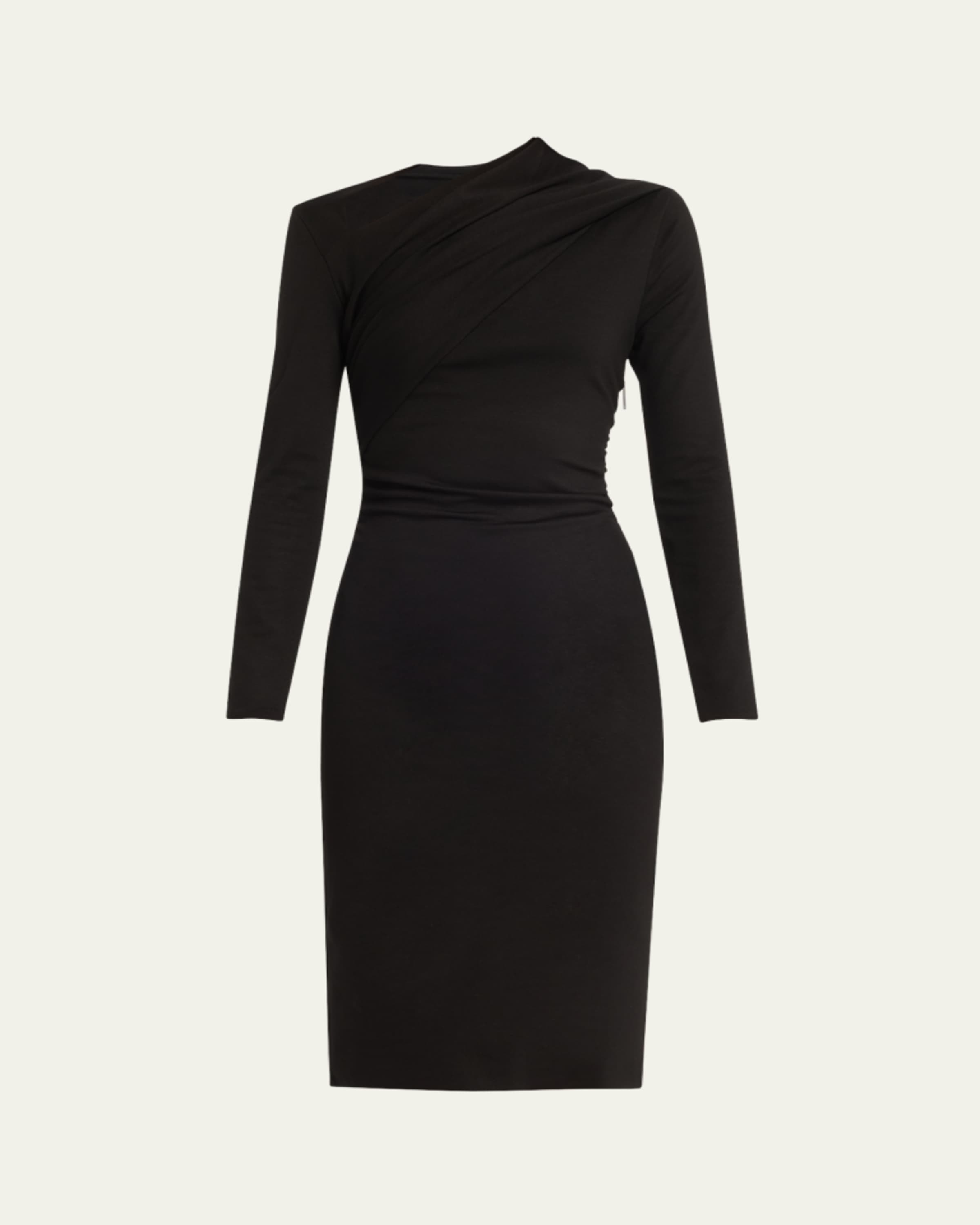 giorgio armani tab front jersey dress Giorgio Armani