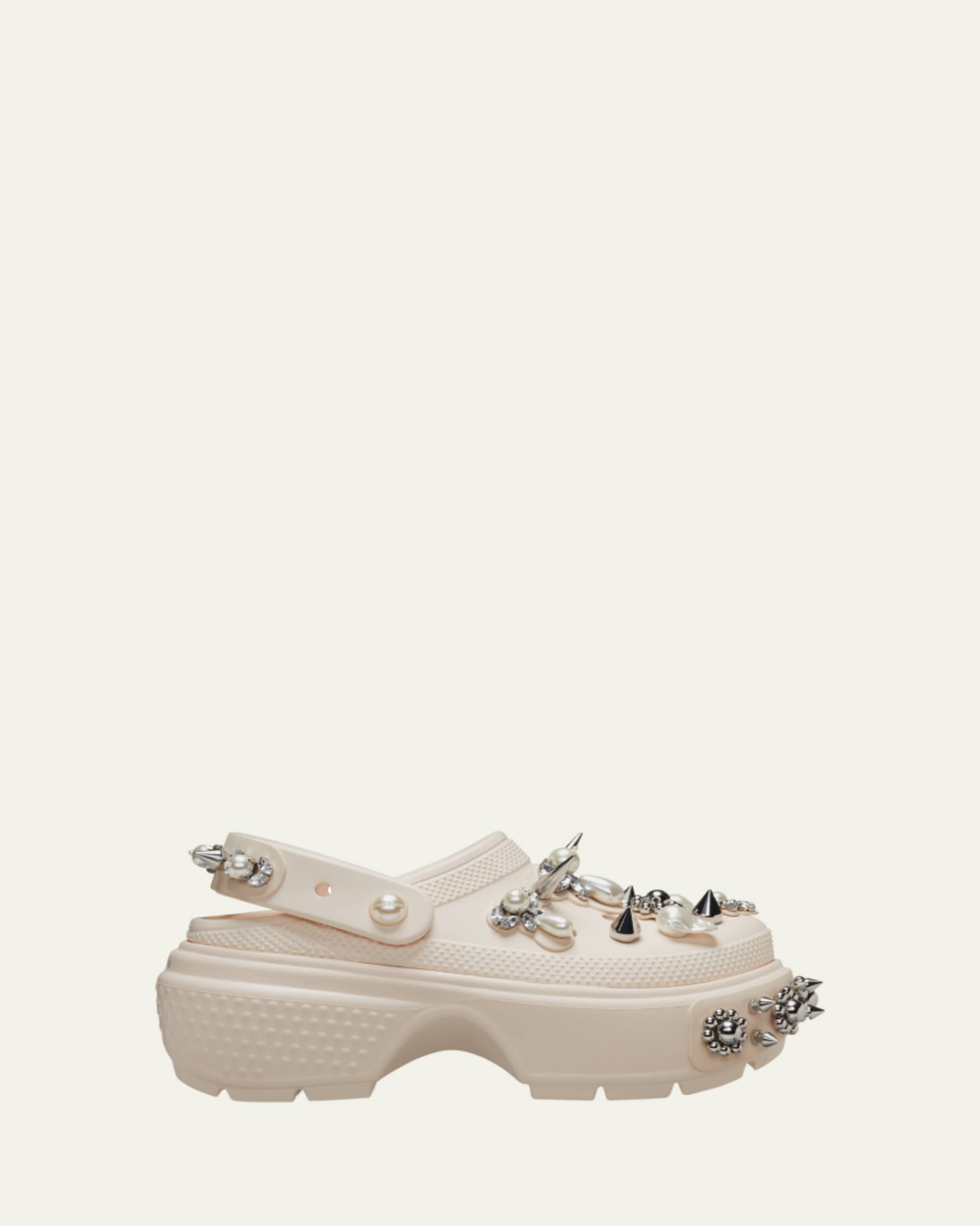 Simone Rocha x Crocs X Crocs Embellished Stomp Clogs - Bergdorf
