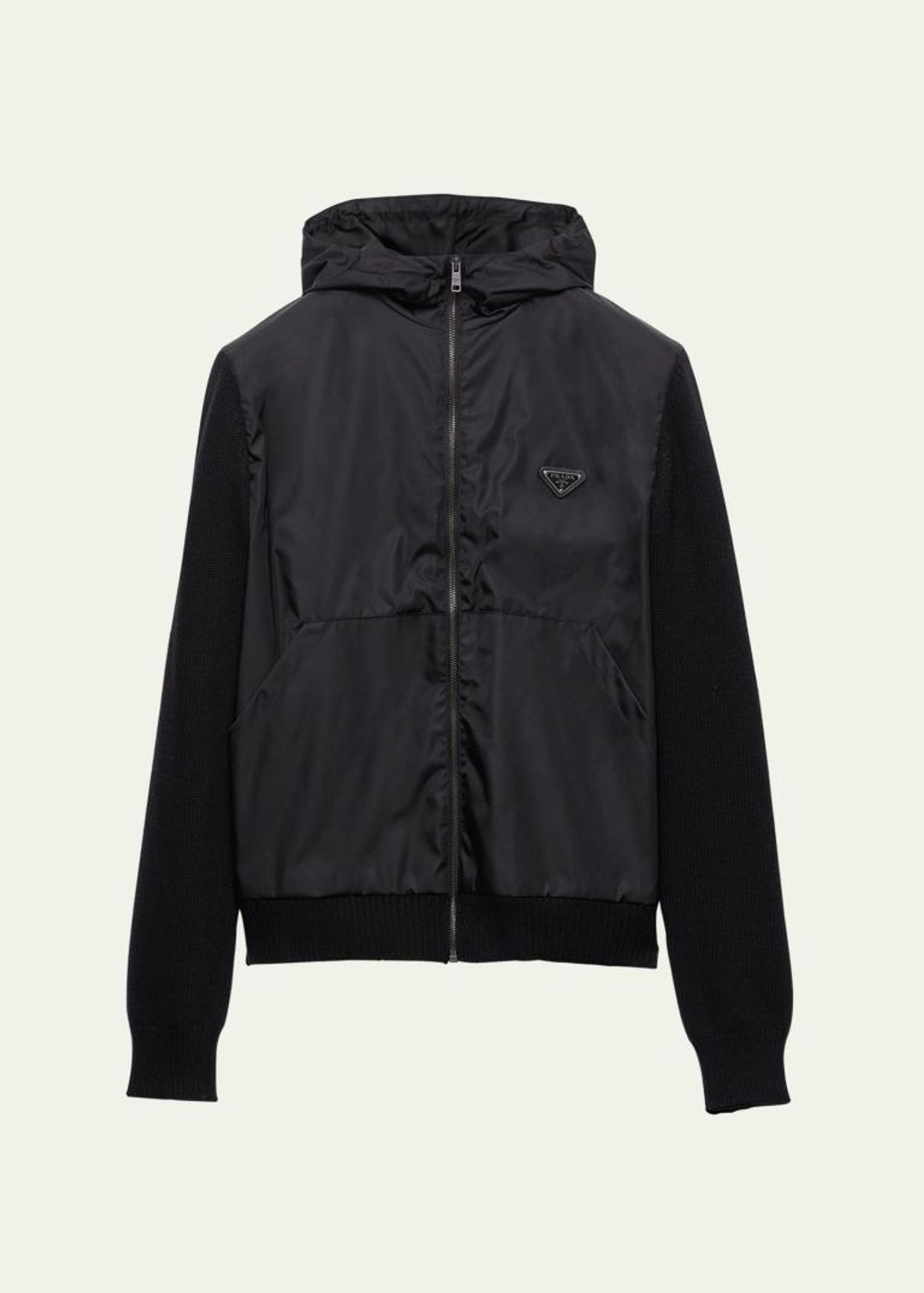 Prada Men's Re-Nylon Hooded Jacket - Bergdorf Goodman