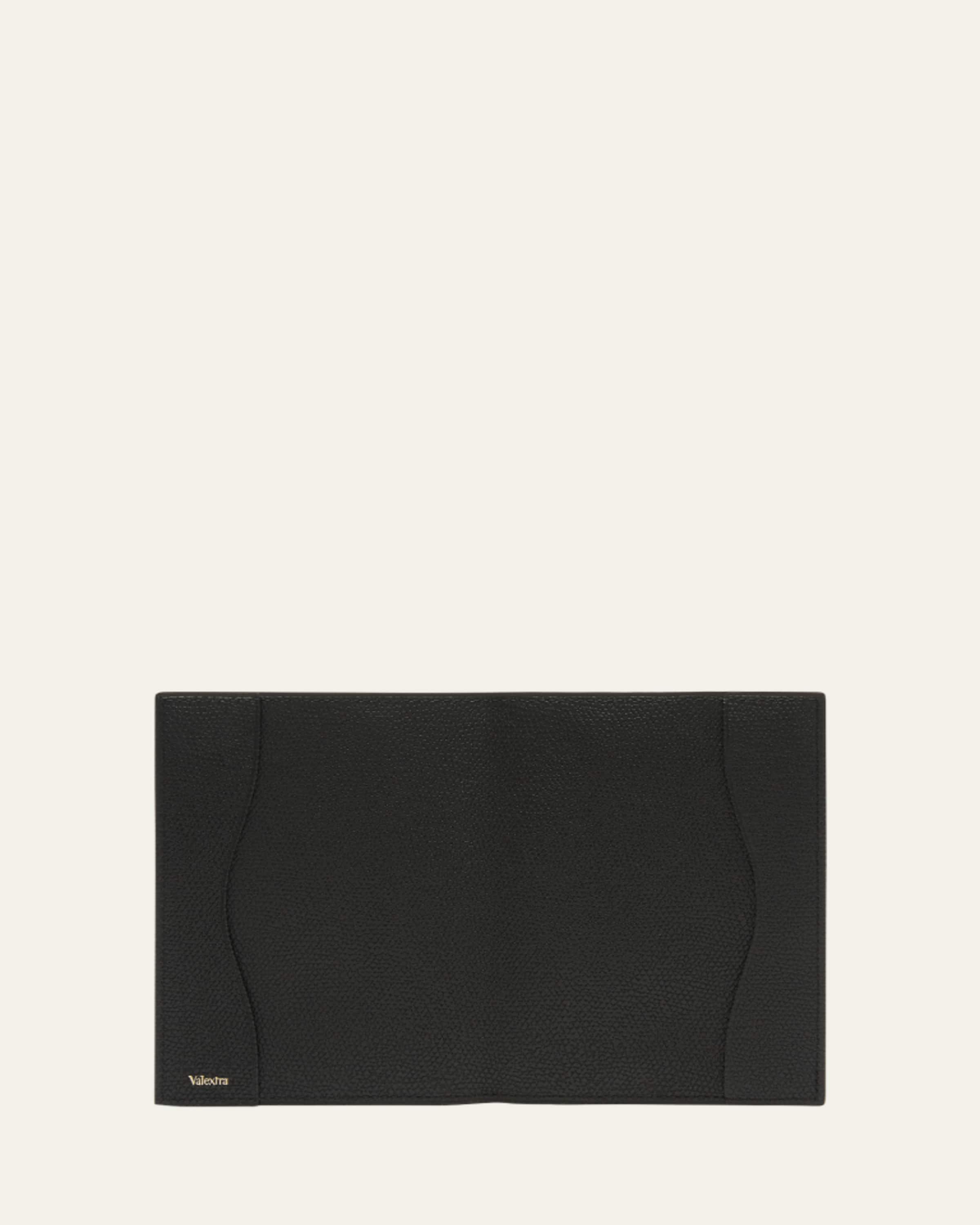 Valextra Men's Leather Passport Cover - Bergdorf Goodman