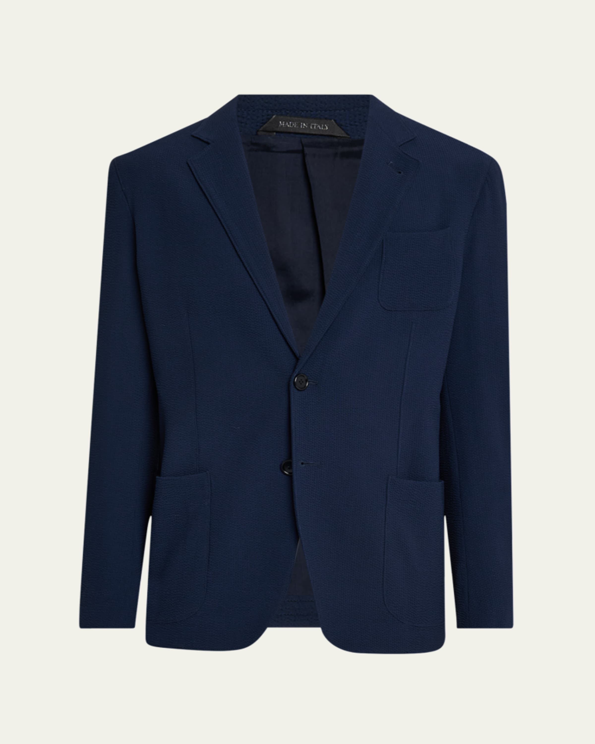 Giorgio Armani Men's Rice Stitch Sport Coat - Bergdorf Goodman