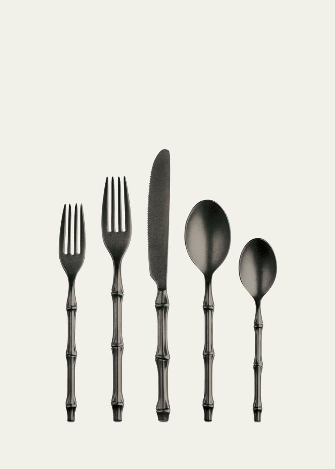 Mepra Bali Black Gold Mirror 5-Piece Flatware Place Setting - Bergdorf ...