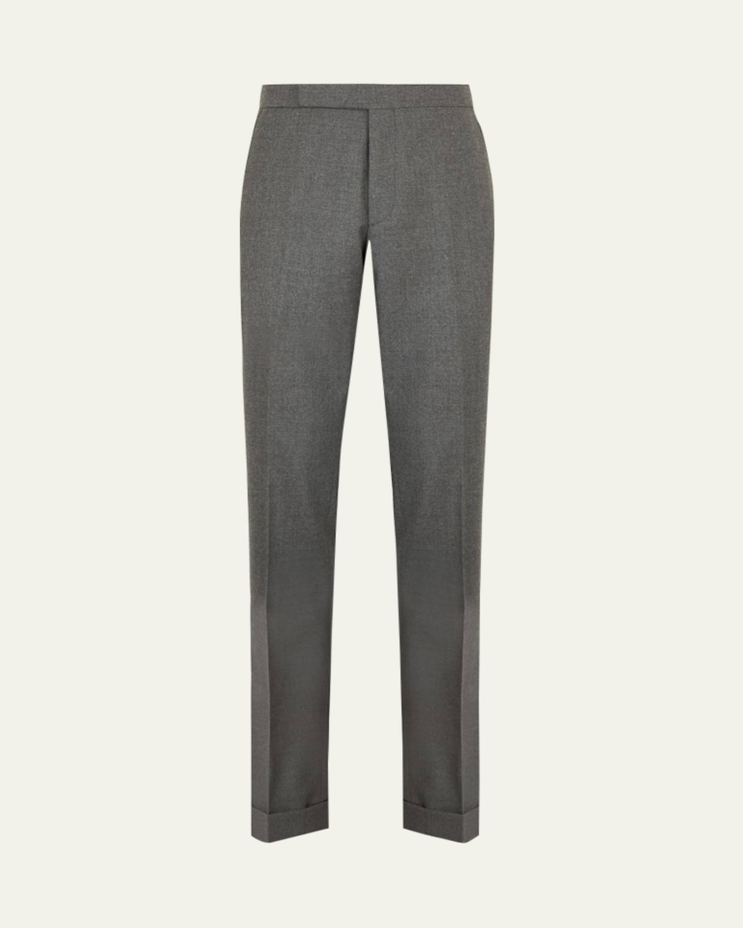 Ralph Lauren Purple Label Men's Gregory Pleated Flannel Pants
