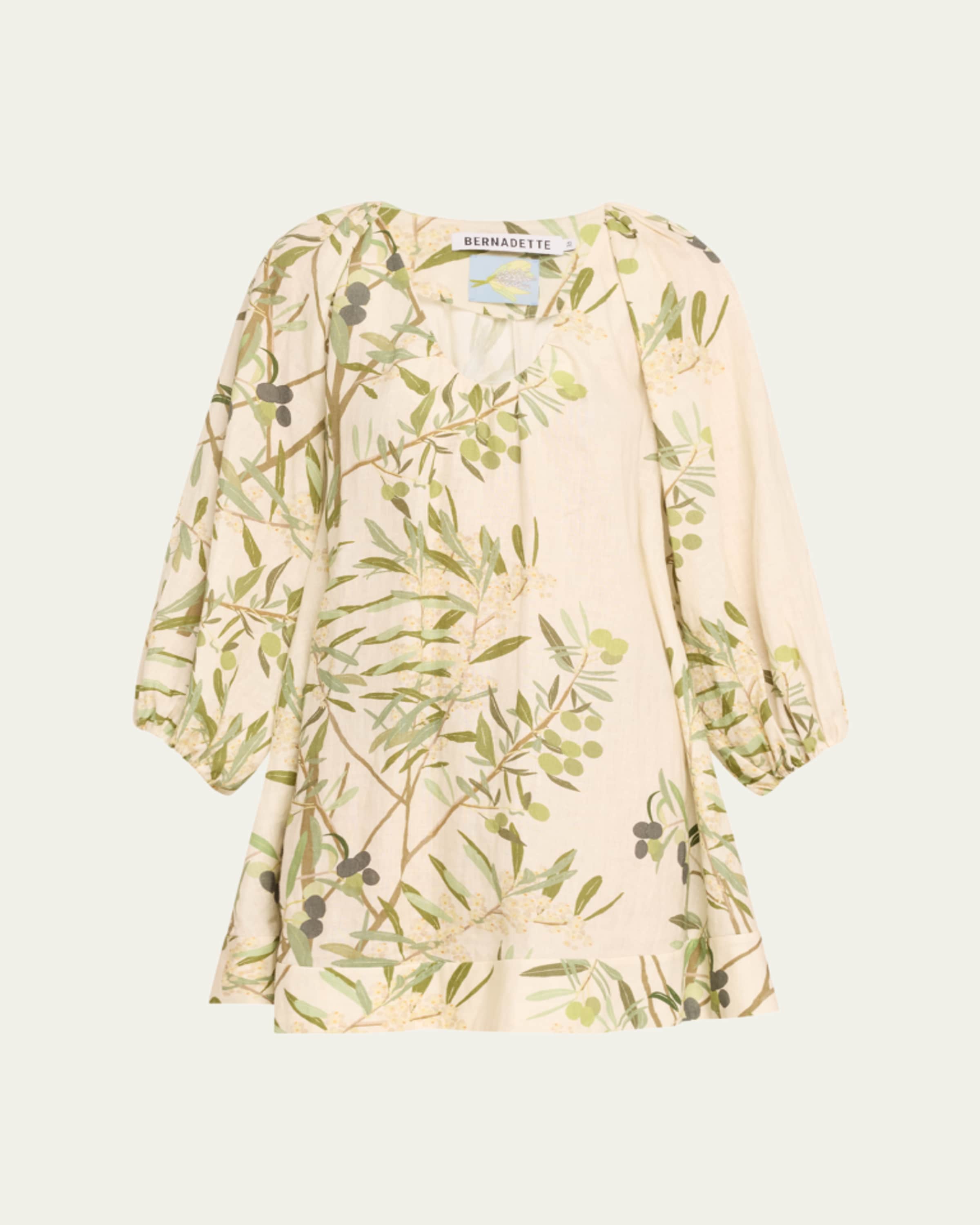 The Power of the Sea Embroidered Mini Dress
