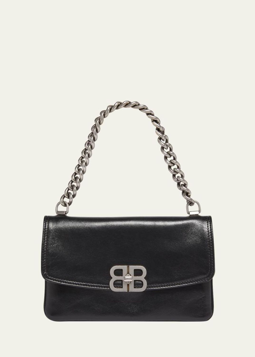 Balenciaga Crush Croc-Embossed Small Shoulder Bag - Bergdorf Goodman
