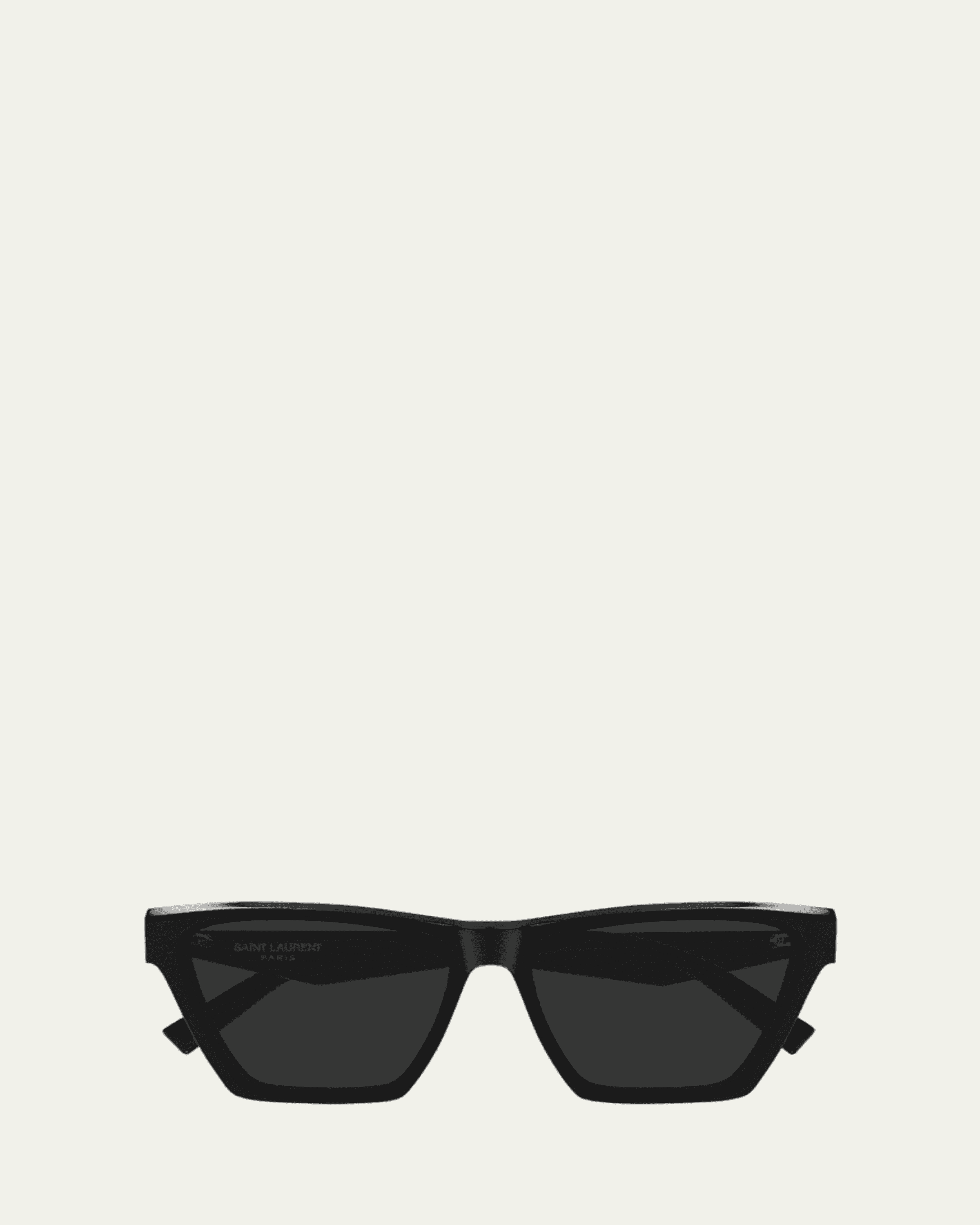 Saint Laurent Sleek Acetate Cat-Eye Sunglasses - Bergdorf Goodman
