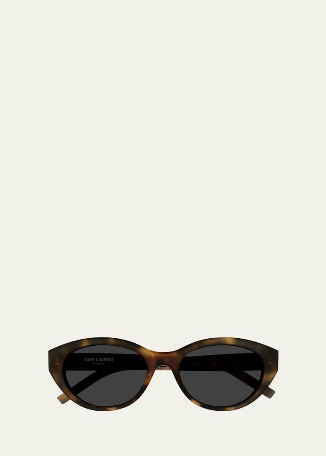 Saint Laurent YSL Acetate Oval Sunglasses - Bergdorf Goodman