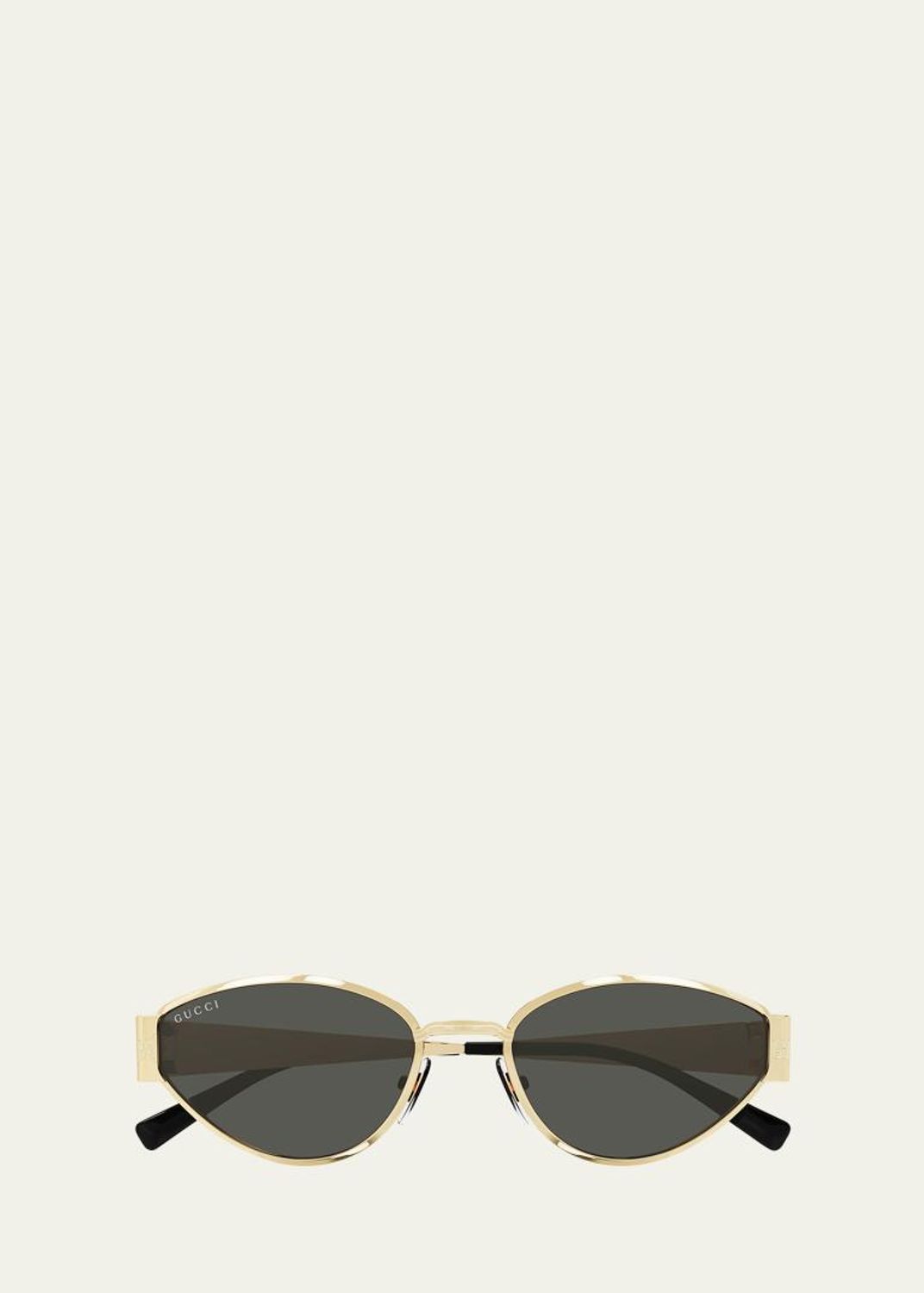 Gucci GG1805SA Logo-Print Metal Sunglasses - Bergdorf Goodman