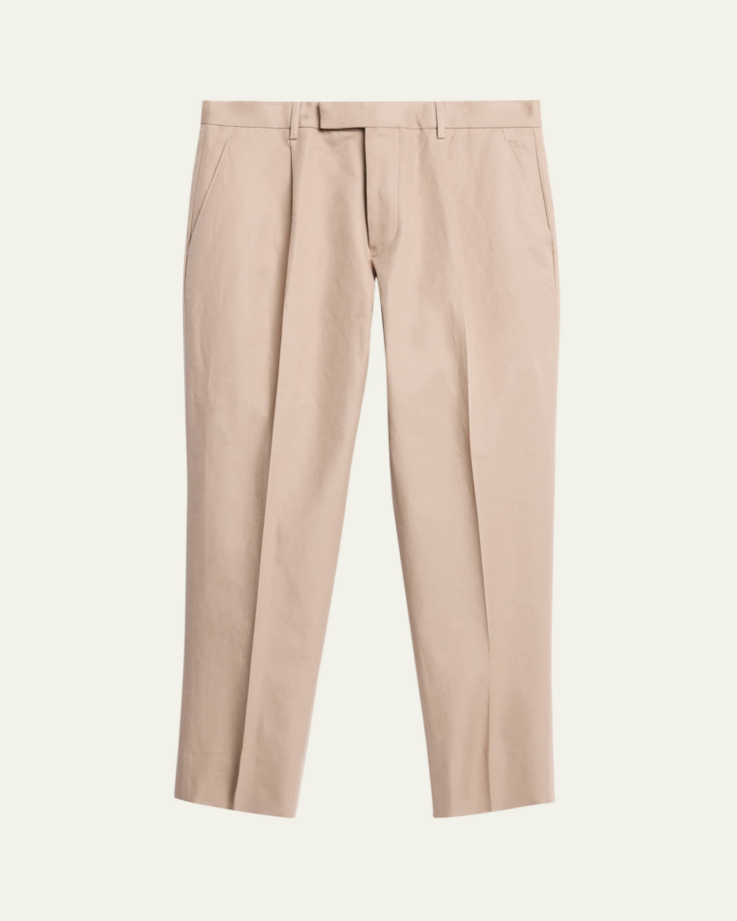 Giorgio Armani Men's Linen Pleated Wide-Leg Trousers - Bergdorf