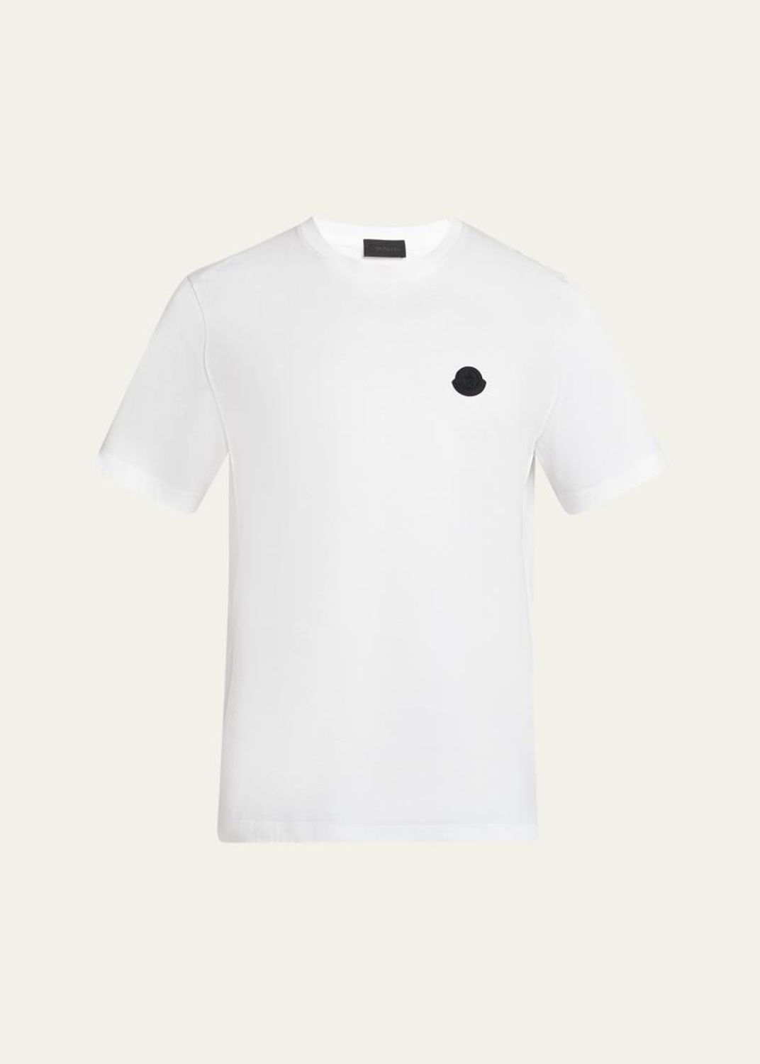 MONCLER ダブルロゴ Tシャツ ホワイト Moncler Men's Double Logo Cotton Jersey T-Shirt - Bergdorf Goodman