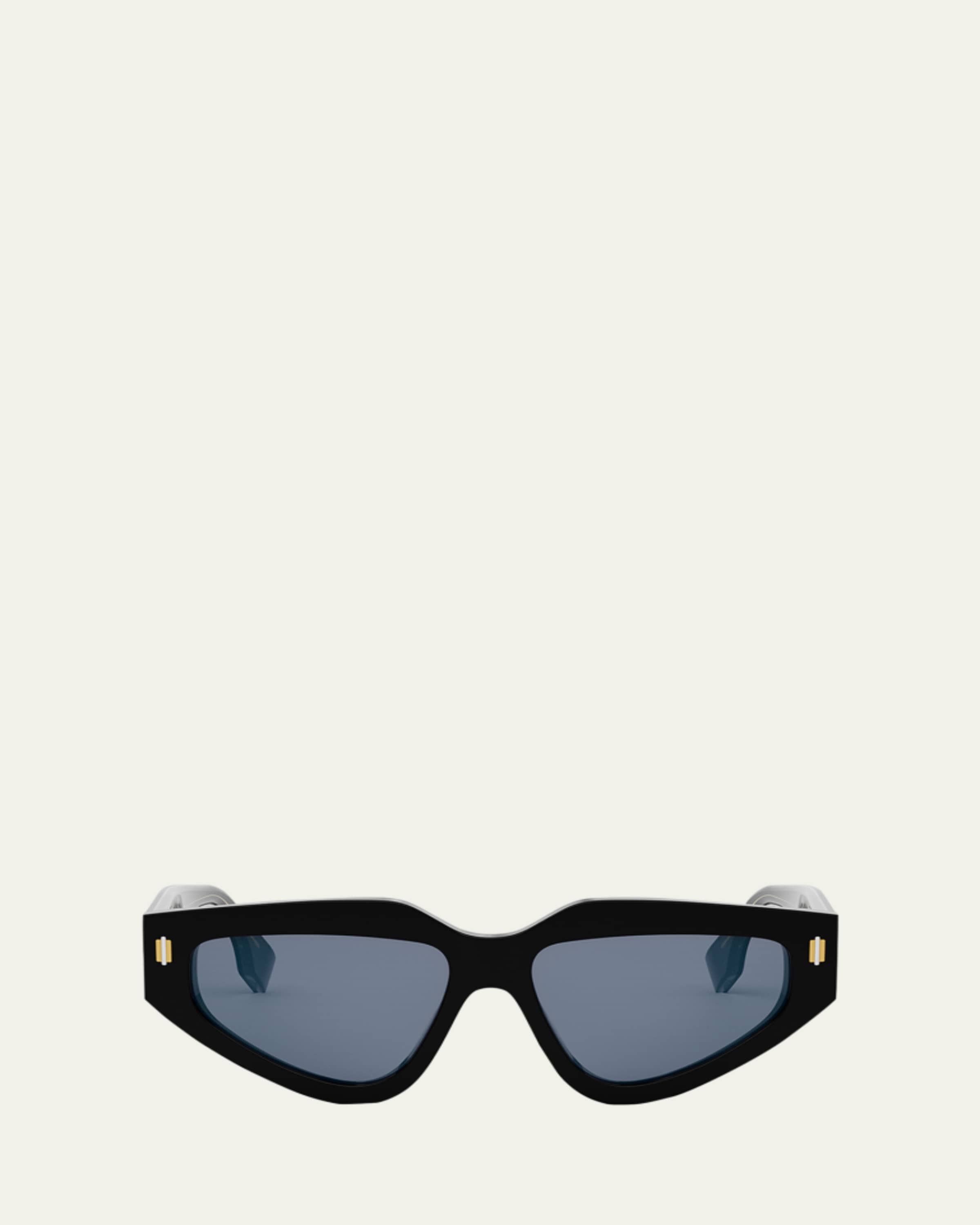 Fendi O'lock Acetate Rectangle Sunglasses - Bergdorf Goodman