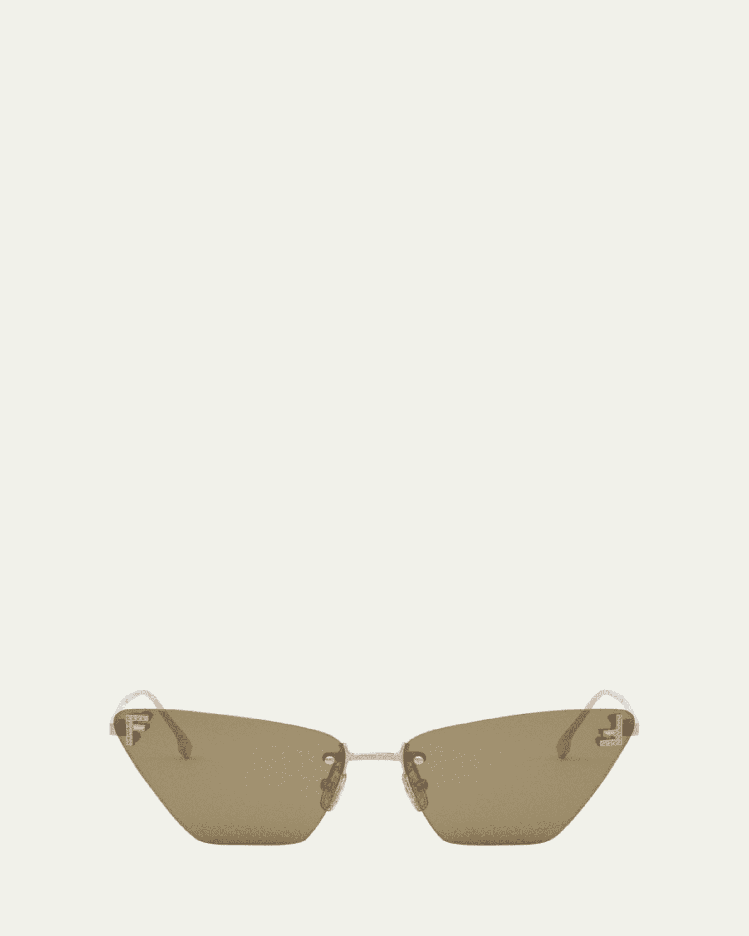 Fendi FE4160US Cat-Eye Crystalized Logo Sunglasses - Bergdorf Goodman