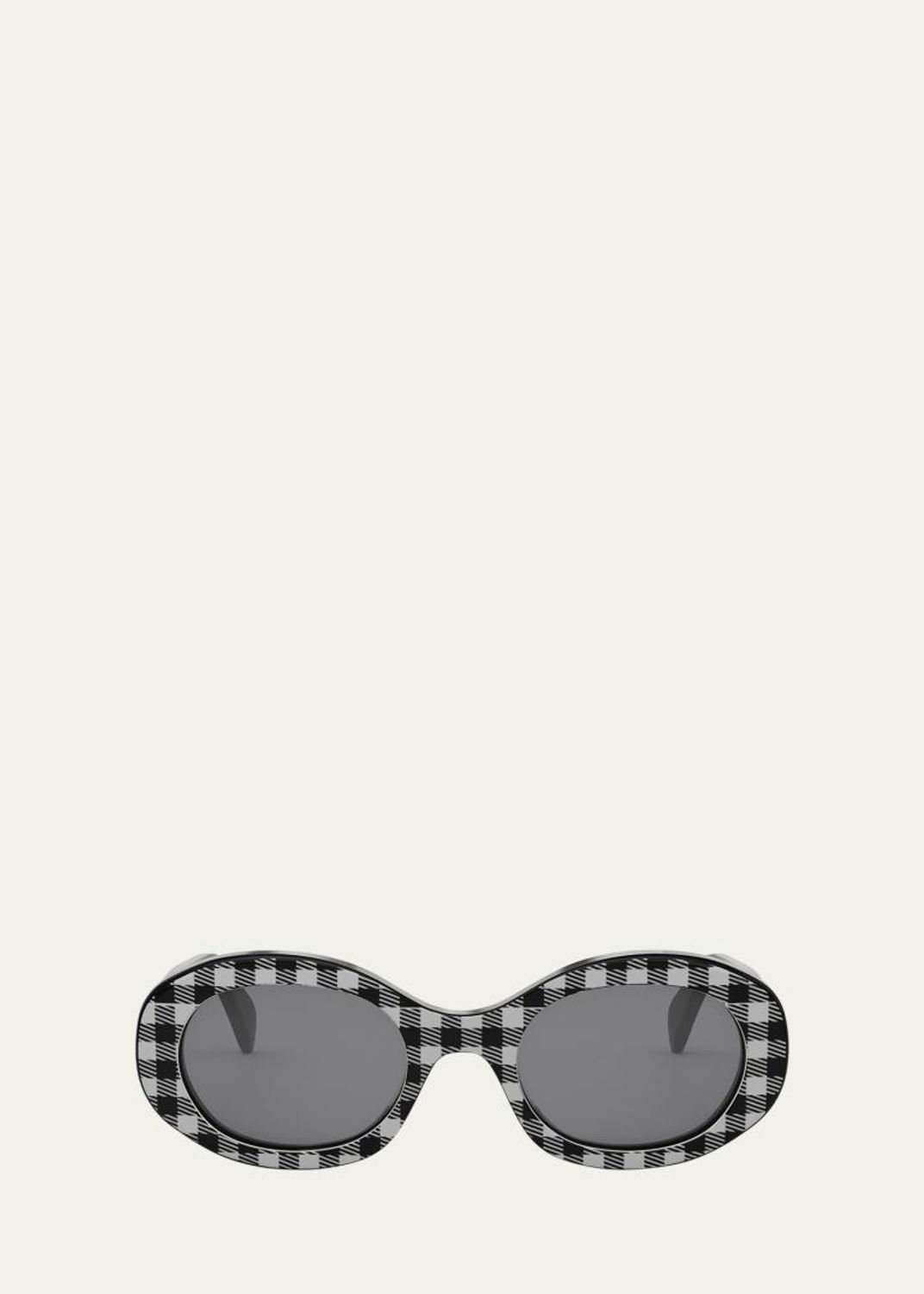 CELINE Triomphe 01 Oval Acetate Sunglasses - Bergdorf Goodman