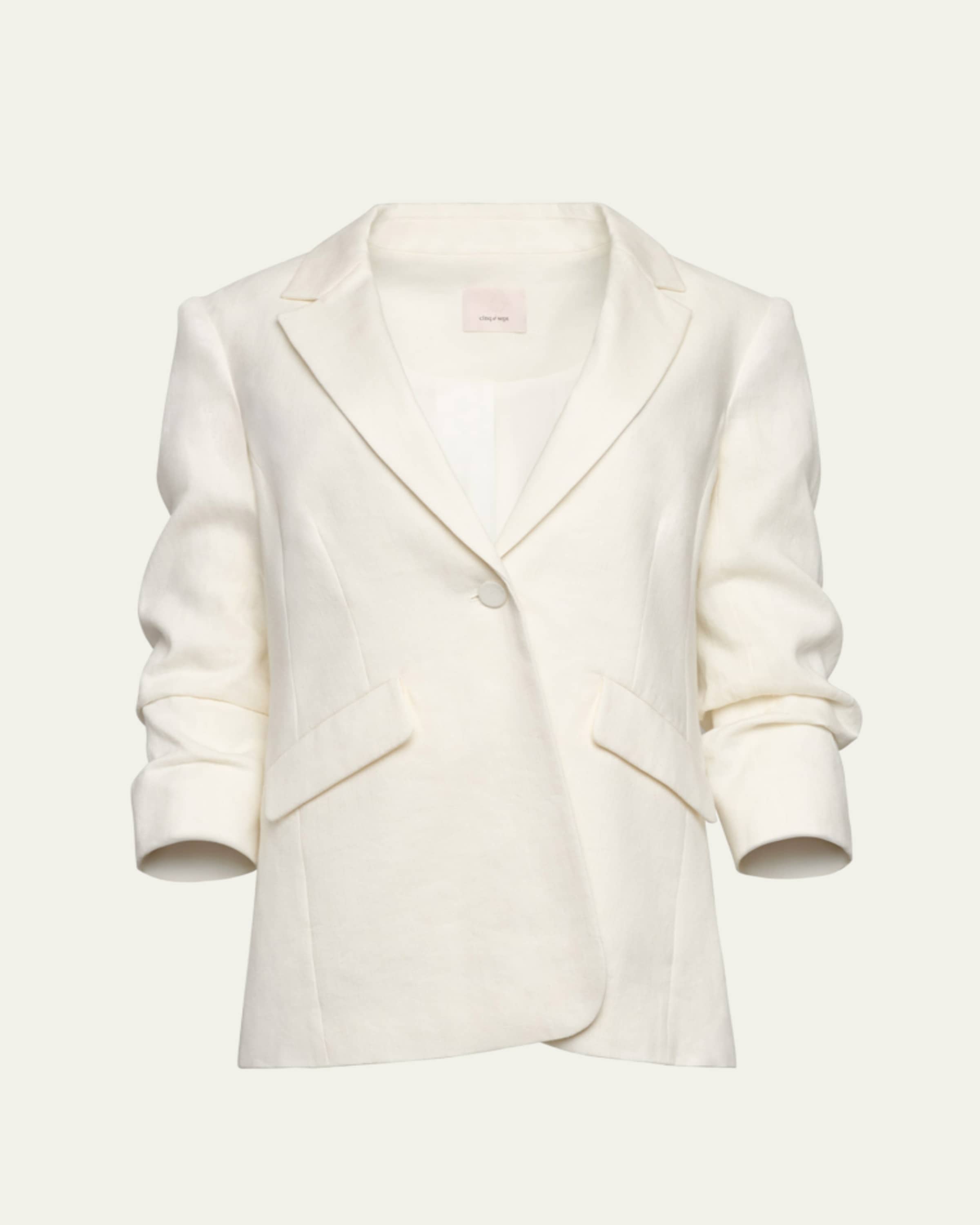 Cinq a Sept Khloe Le Petit Zip-Front Blazer - Bergdorf Goodman