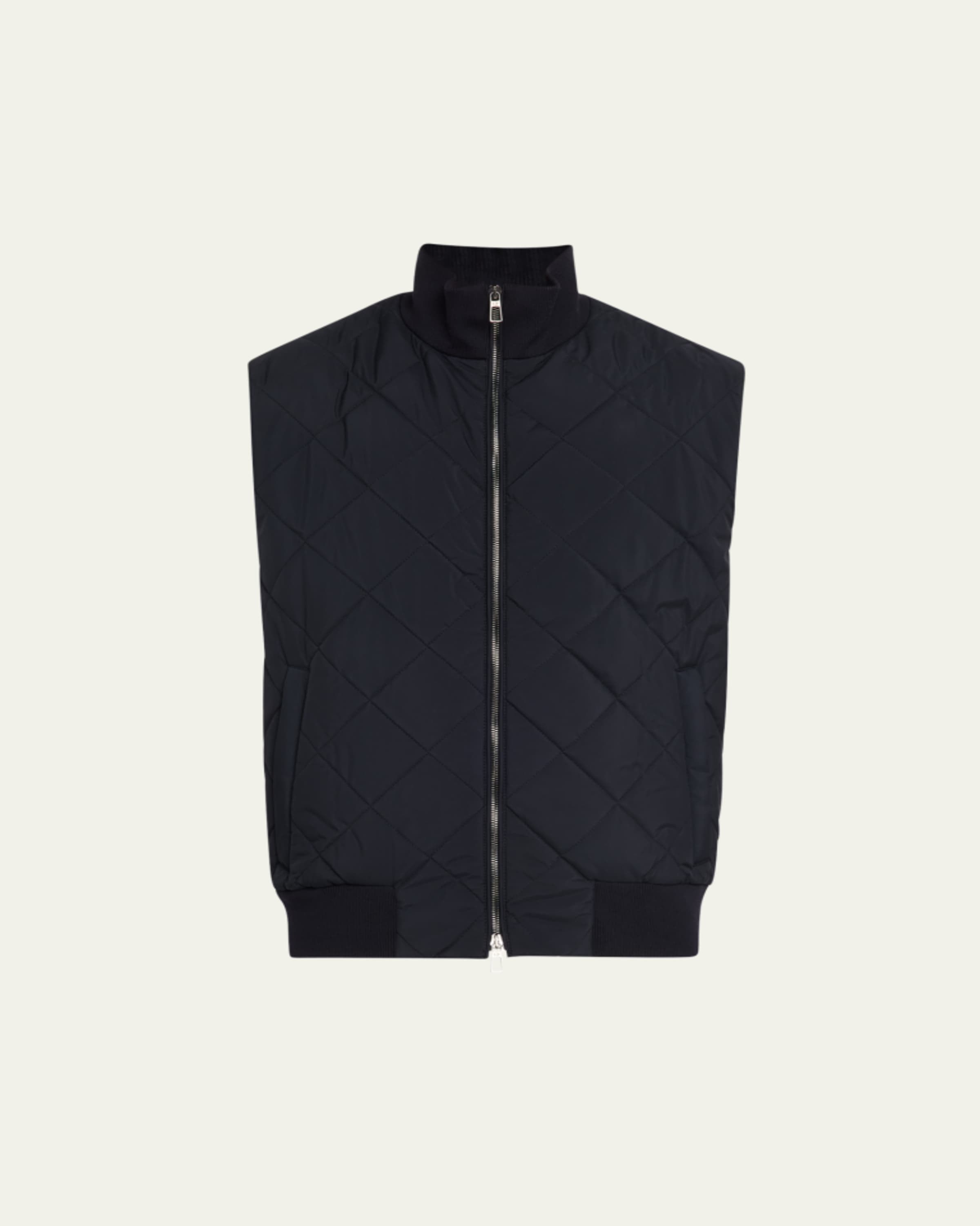 Loro Piana Men's Cashmere Button-Up Vest - Bergdorf Goodman
