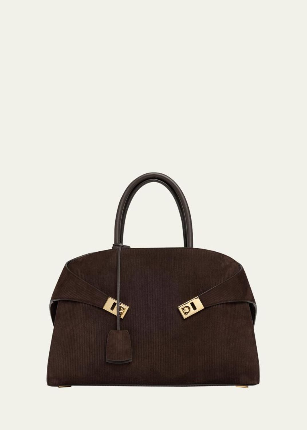 FERRAGAMO The New Studio Soft Leather Top-Handle Bag - Bergdorf