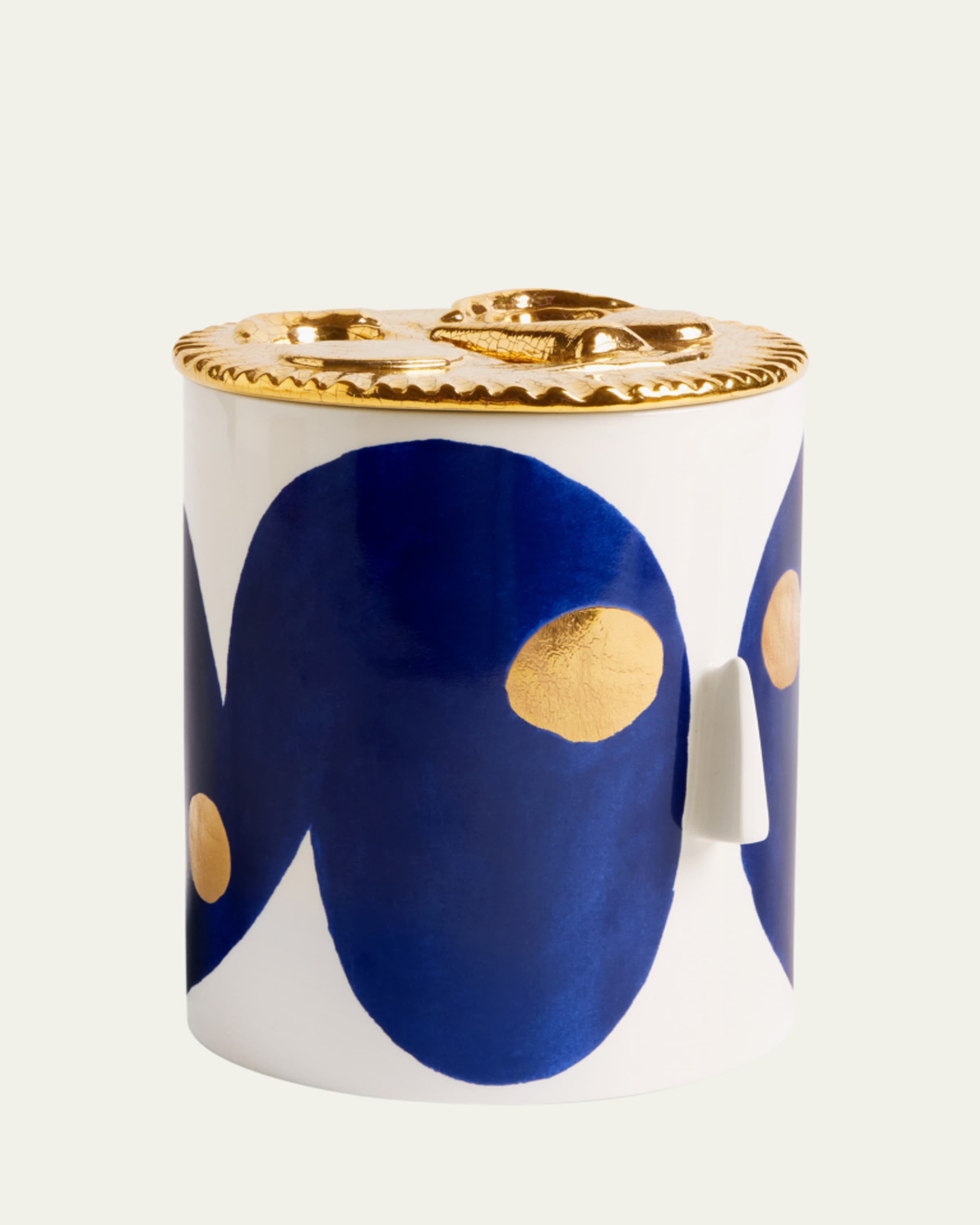 Gold Crocodile Candle