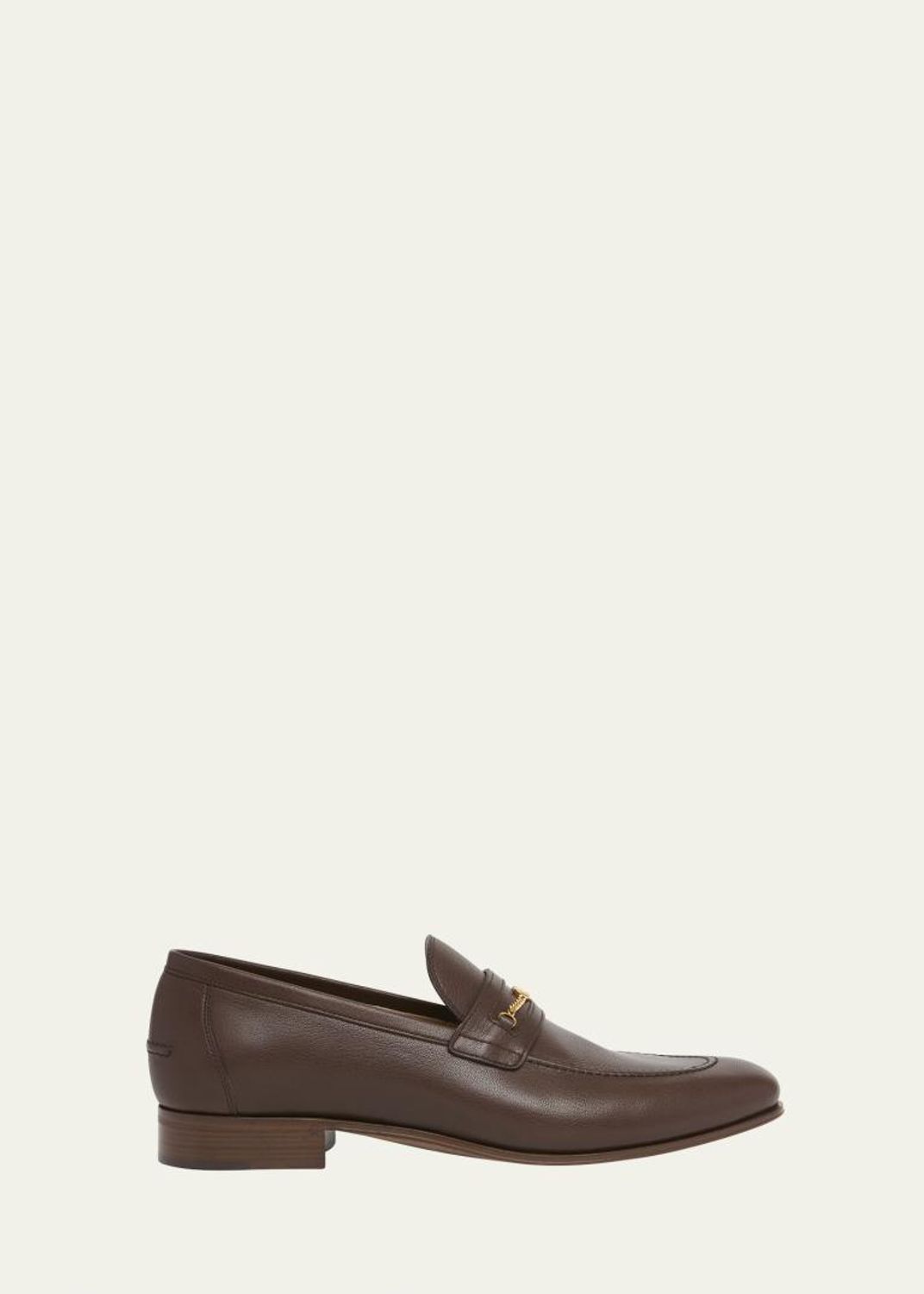 Valentino Garavani Men's VLogo Signature Leather Penny Loafers