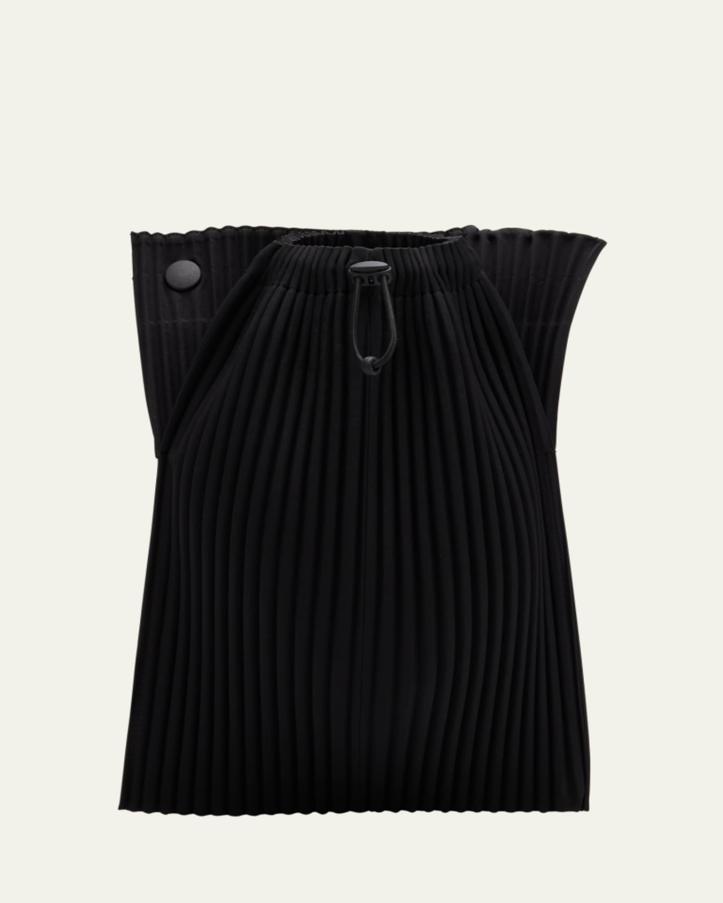 Homme Plisse Issey Miyake Men's Cotton Knit Oversized Cardigan