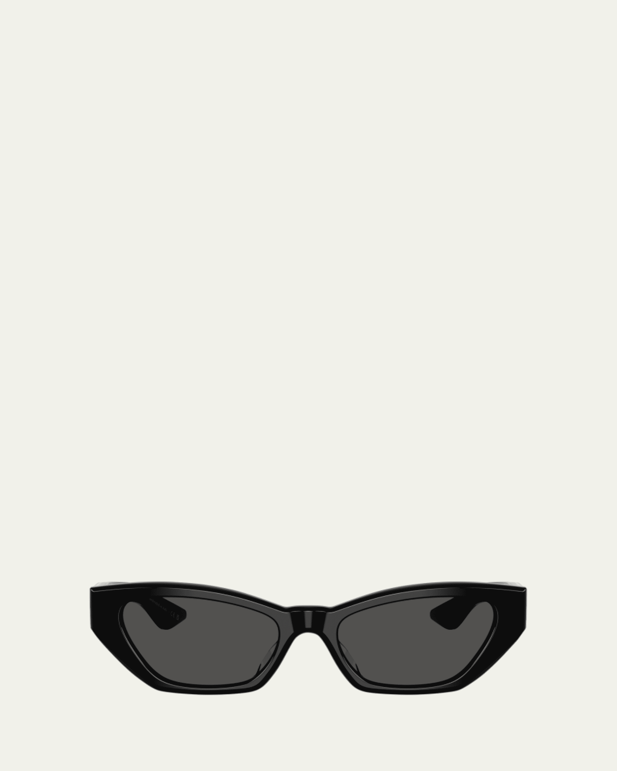 Bold Acetate Oval Sunglasses