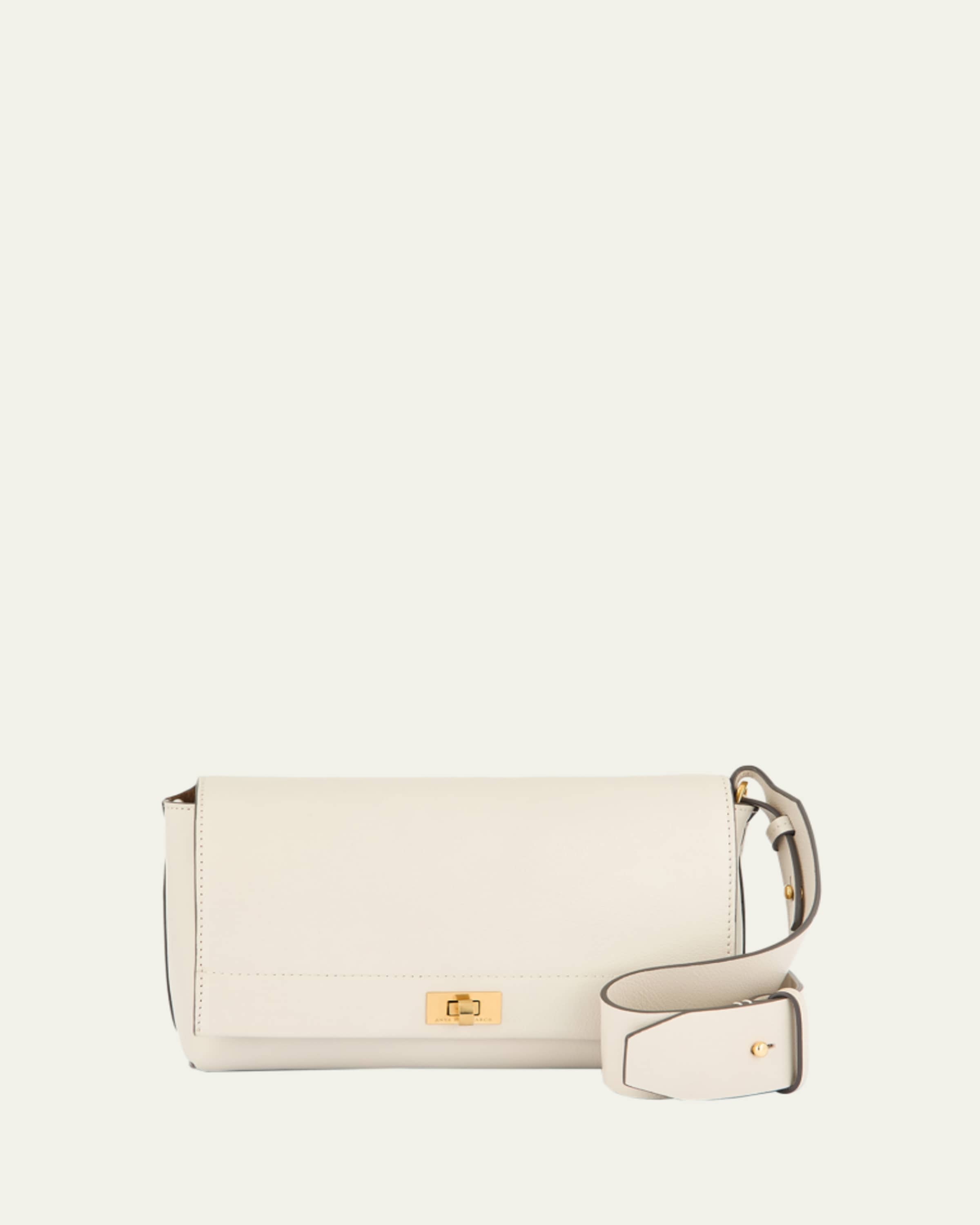 Anya Hindmarch Mortimer Zebra-Print Calf Hair Crossbody Bag