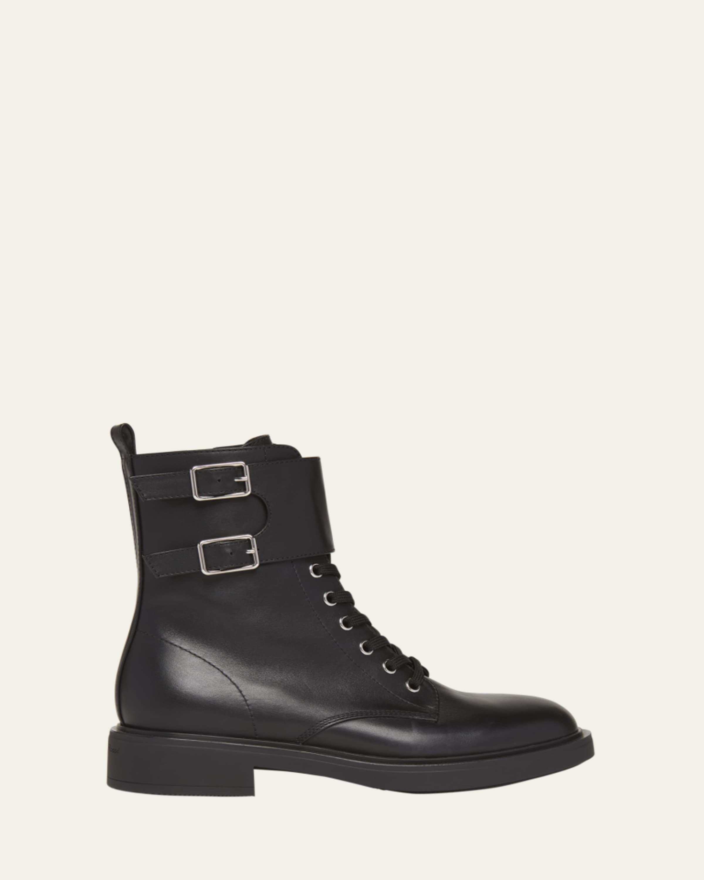 Gianvito Rossi ブーツ Gianvito Rossi Chester Suede Lug-Sole Chelsea Ankle Boots