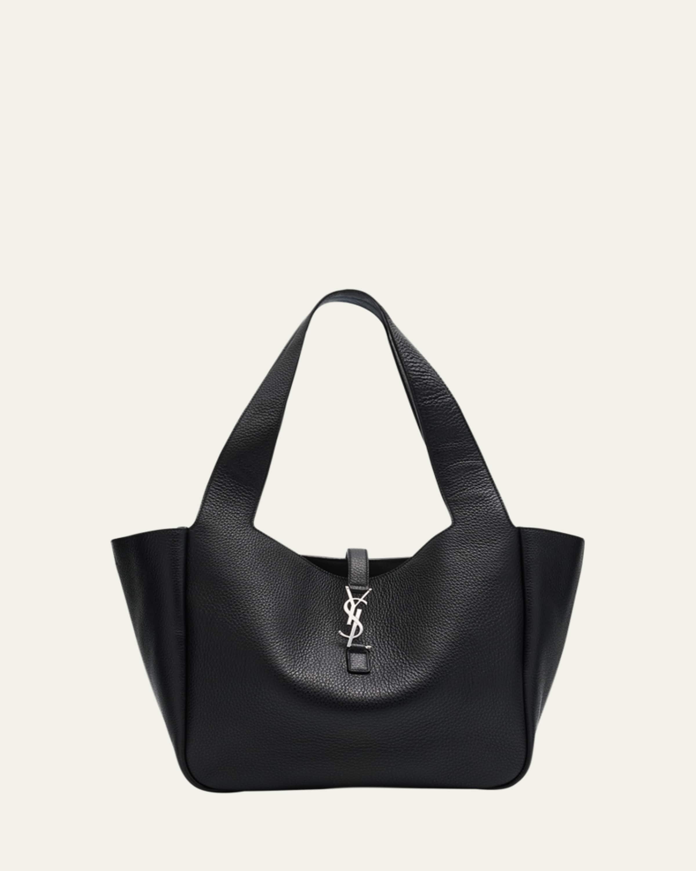 Yves Saint Laurent カバス　ハラコ素材　トートバッグ Saint Laurent Le 5 À 7 Bea YSL Cabas Tote Bag in Suede - Bergdorf