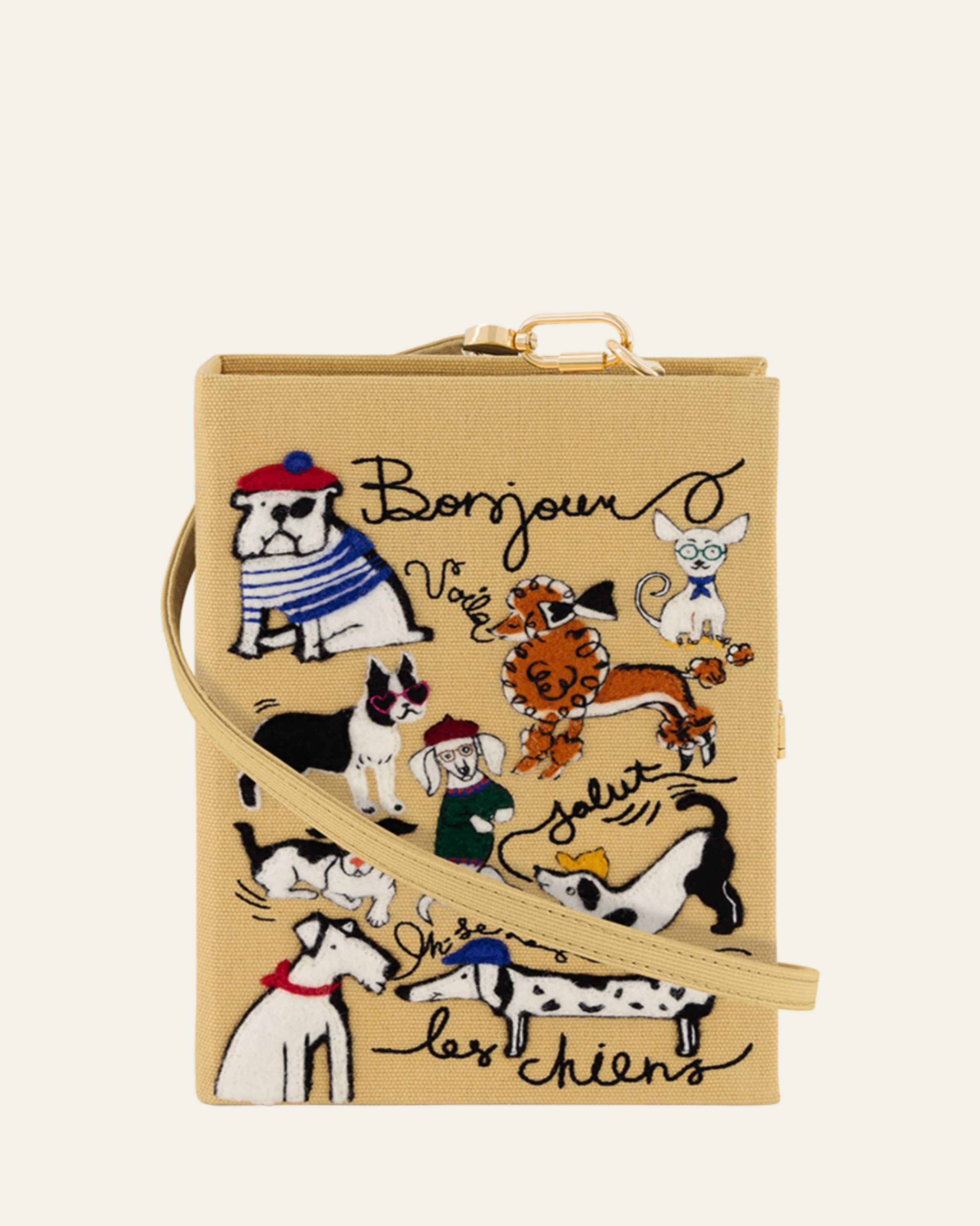 Olympia Le-Tan Pina Colada Book Clutch Bag with Strap - Bergdorf