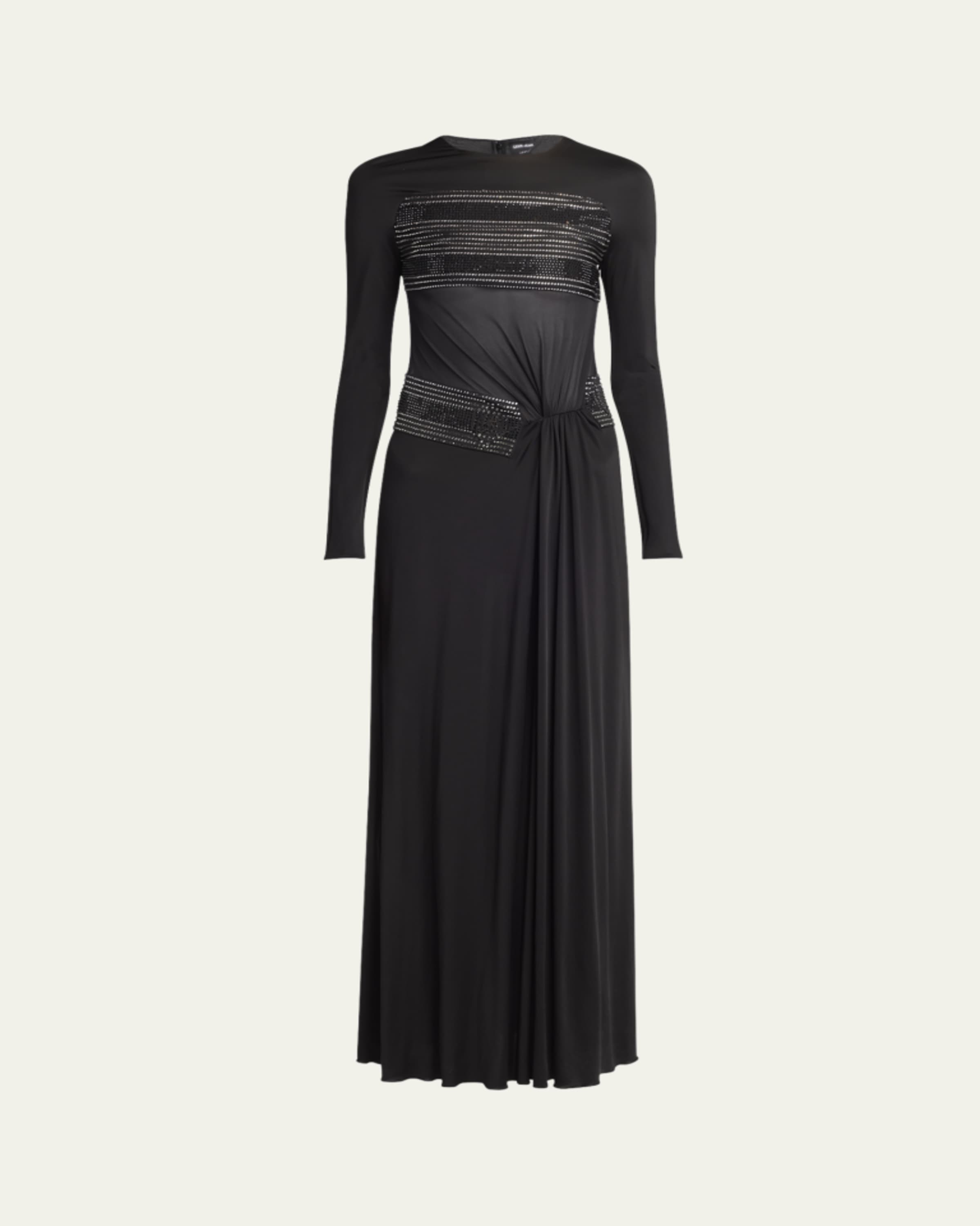 giorgio armani long triple silk georgette dress Giorgio Armani long triple silk georgette dress - Meghan Markle Dresses