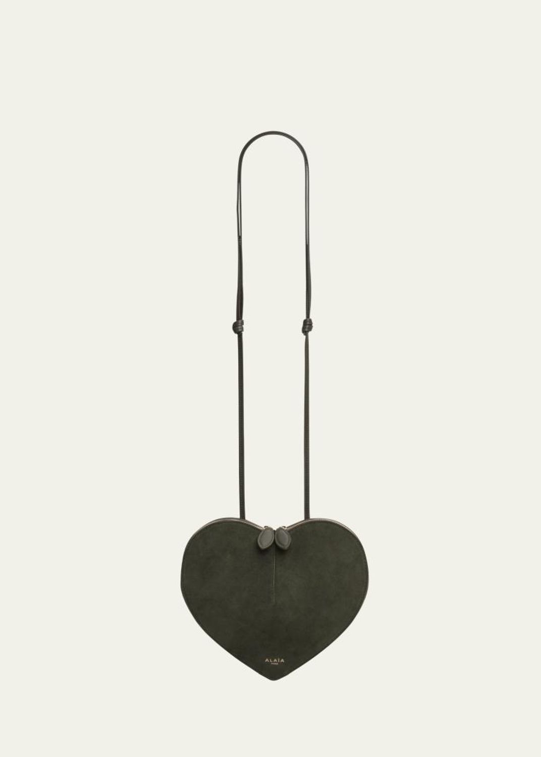 ALAIA Le Click Medium Shoulder Bag in Suede - Bergdorf Goodman