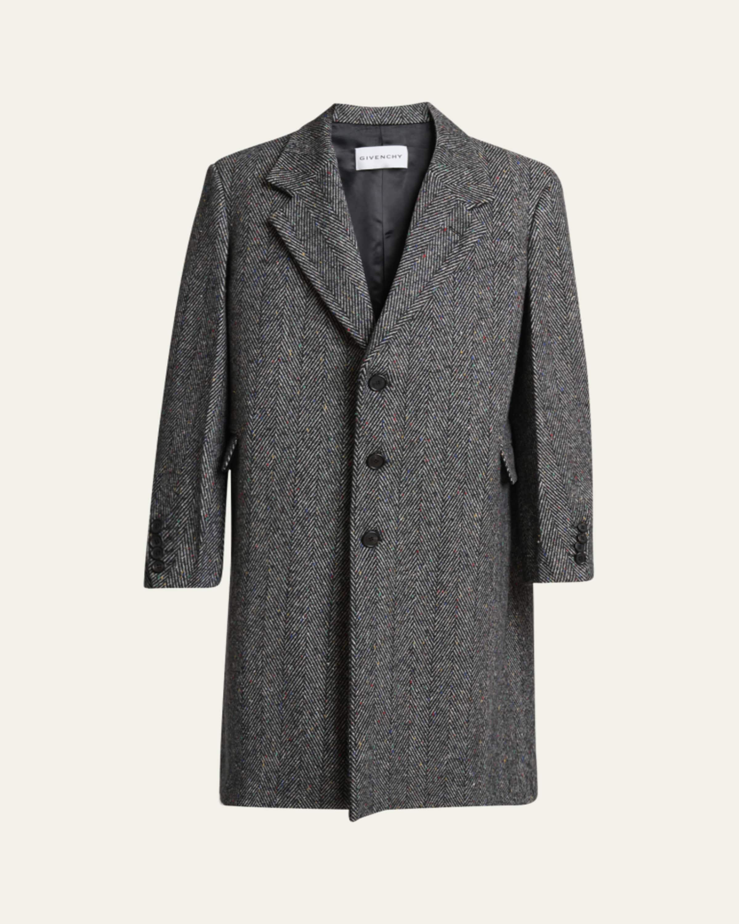 Givenchy ダークグレー ピーコート Givenchy Men's Double-Breasted Pinstripe Sport Coat - Bergdorf Goodman