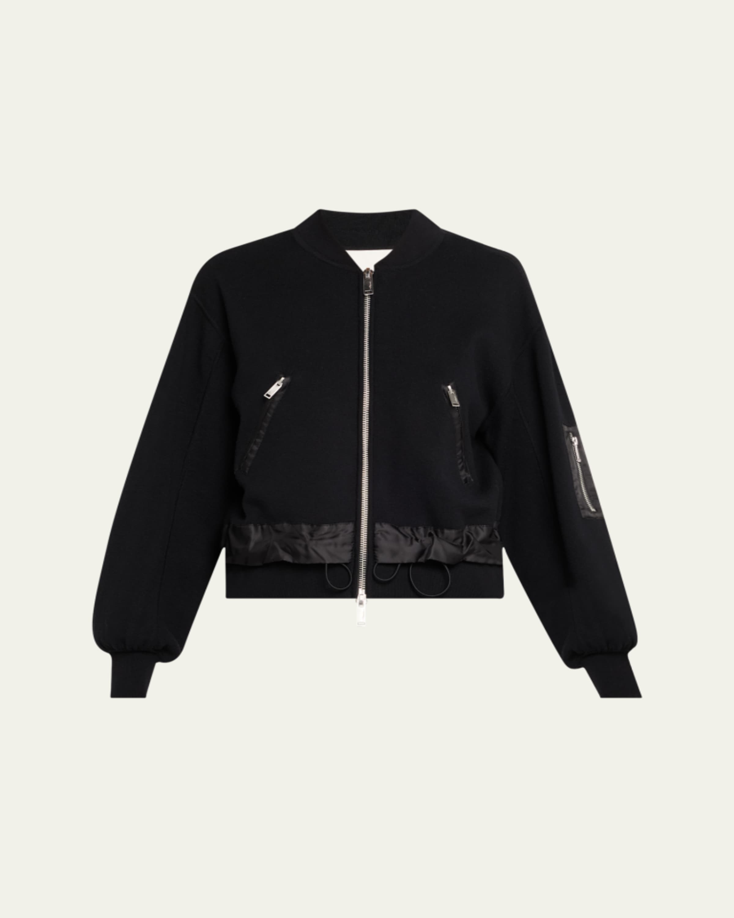 3.1 Phillip Lim Asymmetric Sport Jacket with Ripstop Panels