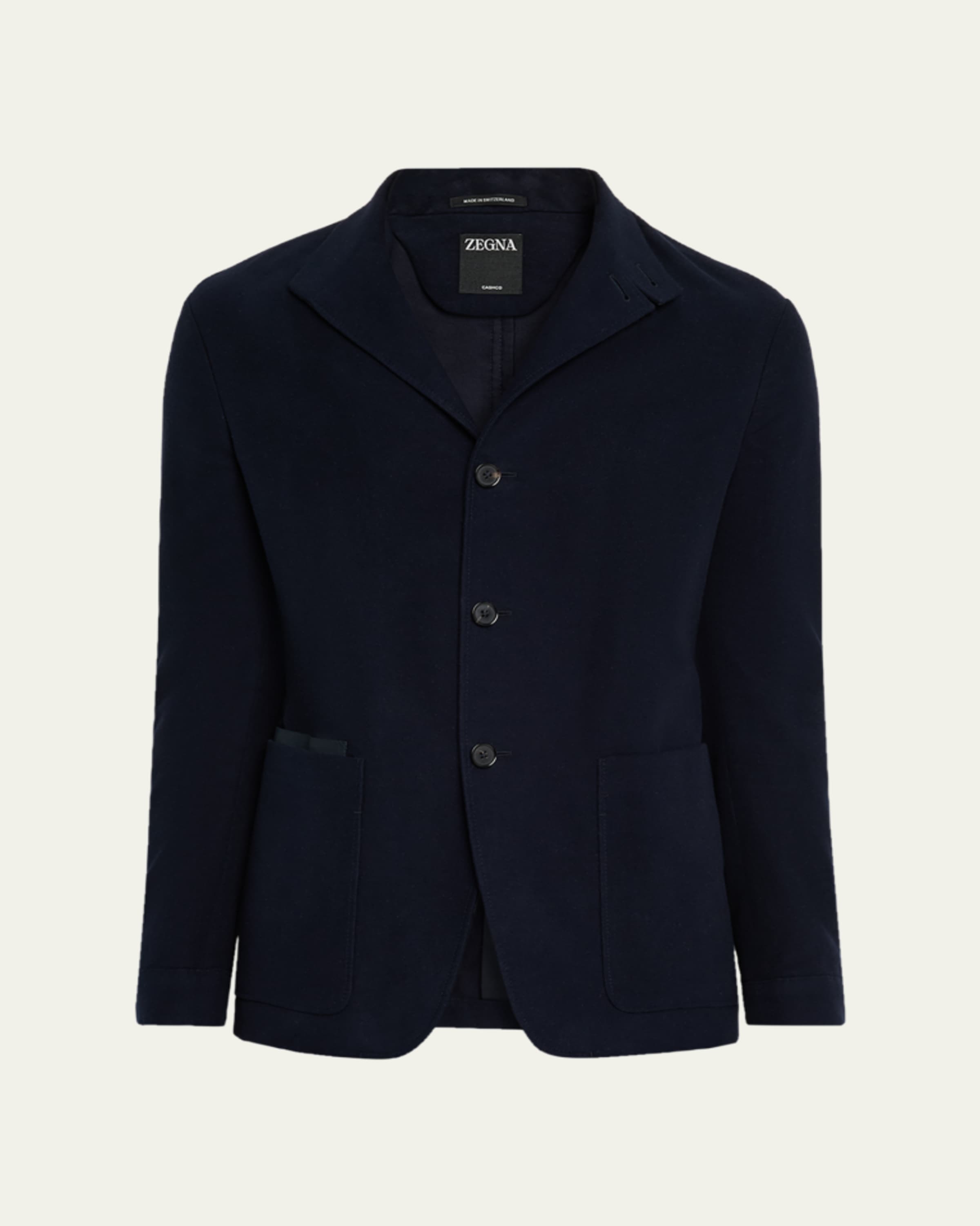 ZEGNA Men's Oasi Cashmere Elements Coat - Bergdorf Goodman