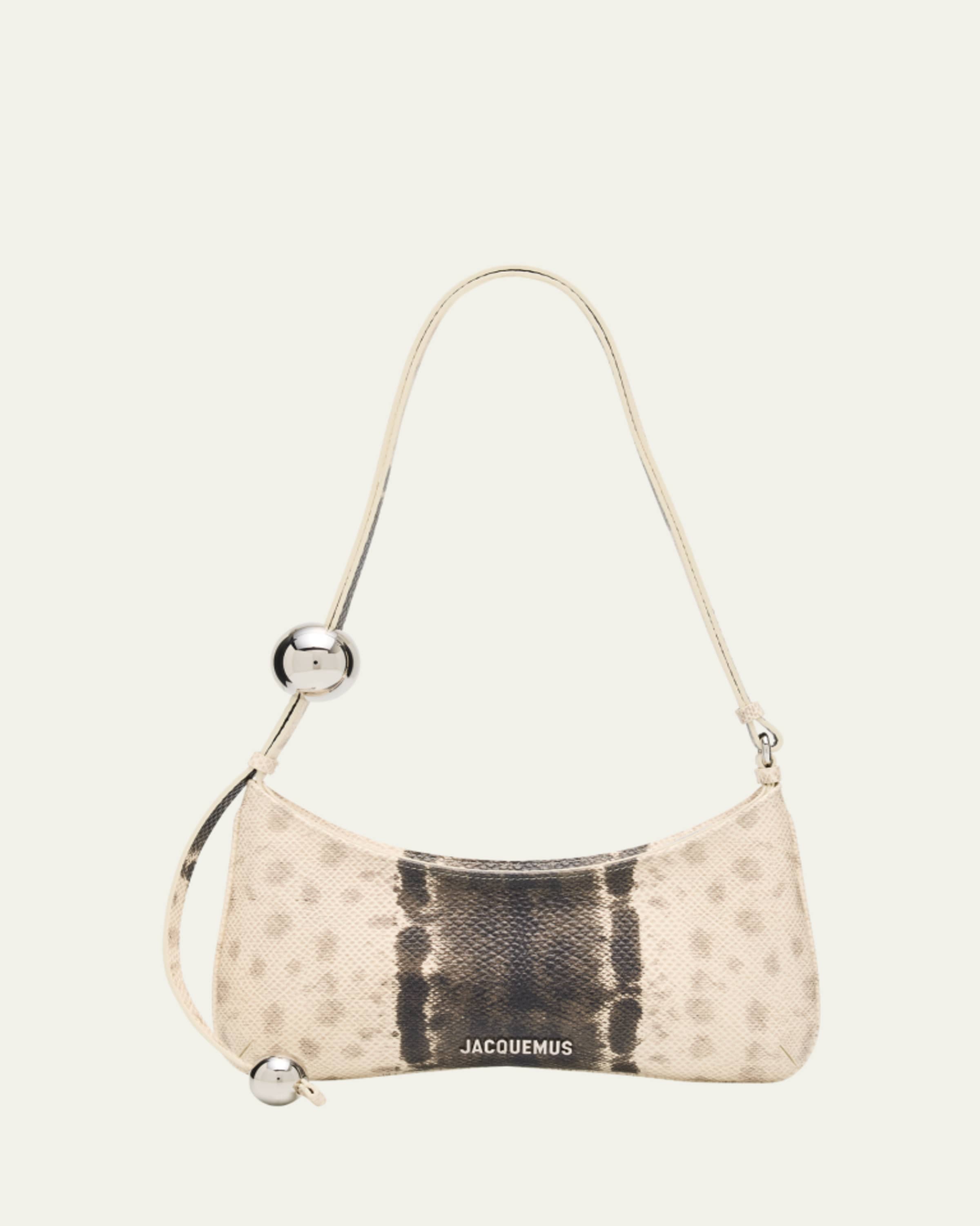 Jacquemus Le Petite Crochet Raffia Lace Top-Handle Bag - Bergdorf