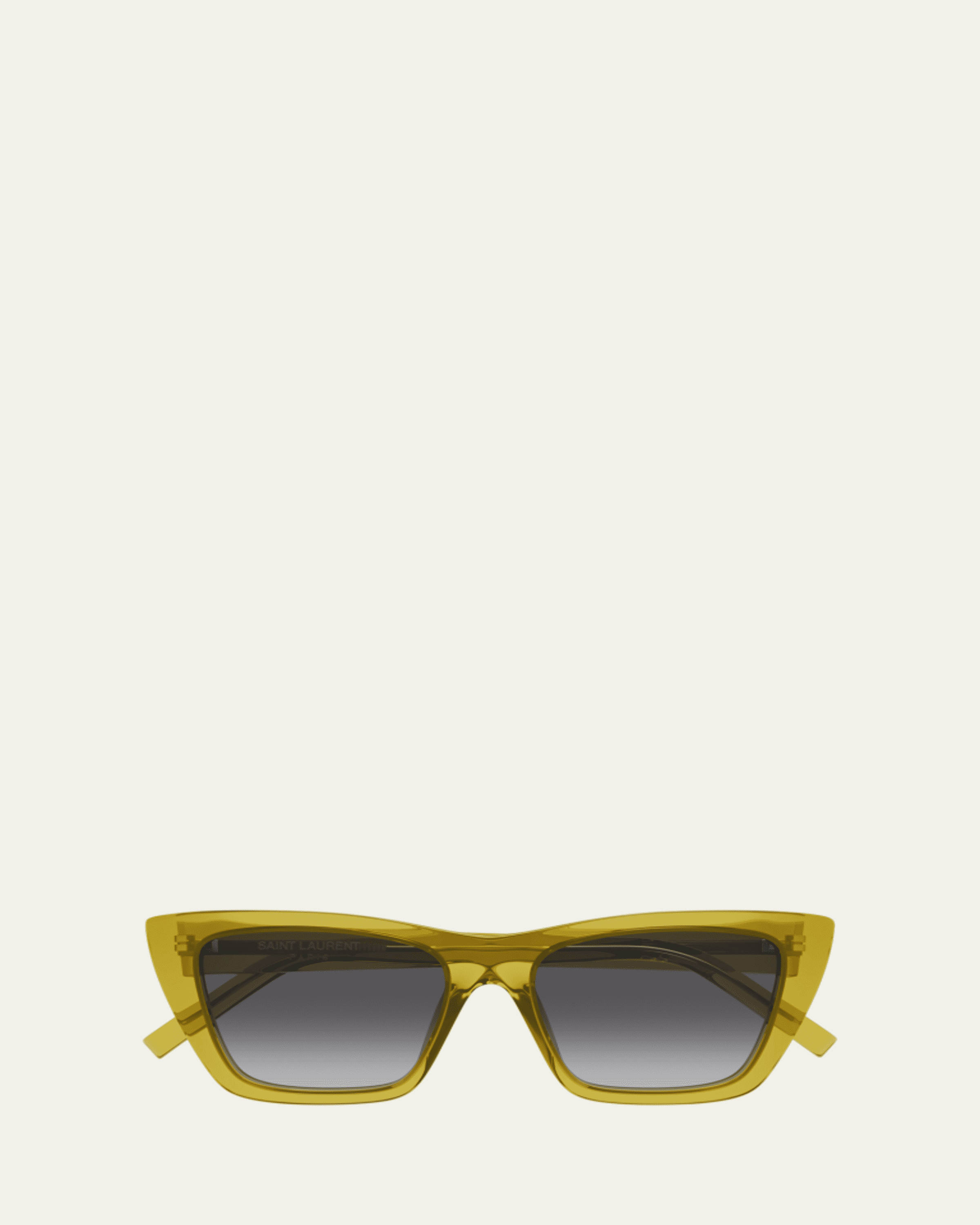 Saint Laurent Corner Angle 47mm Rectangular Sunglasses - Bergdorf